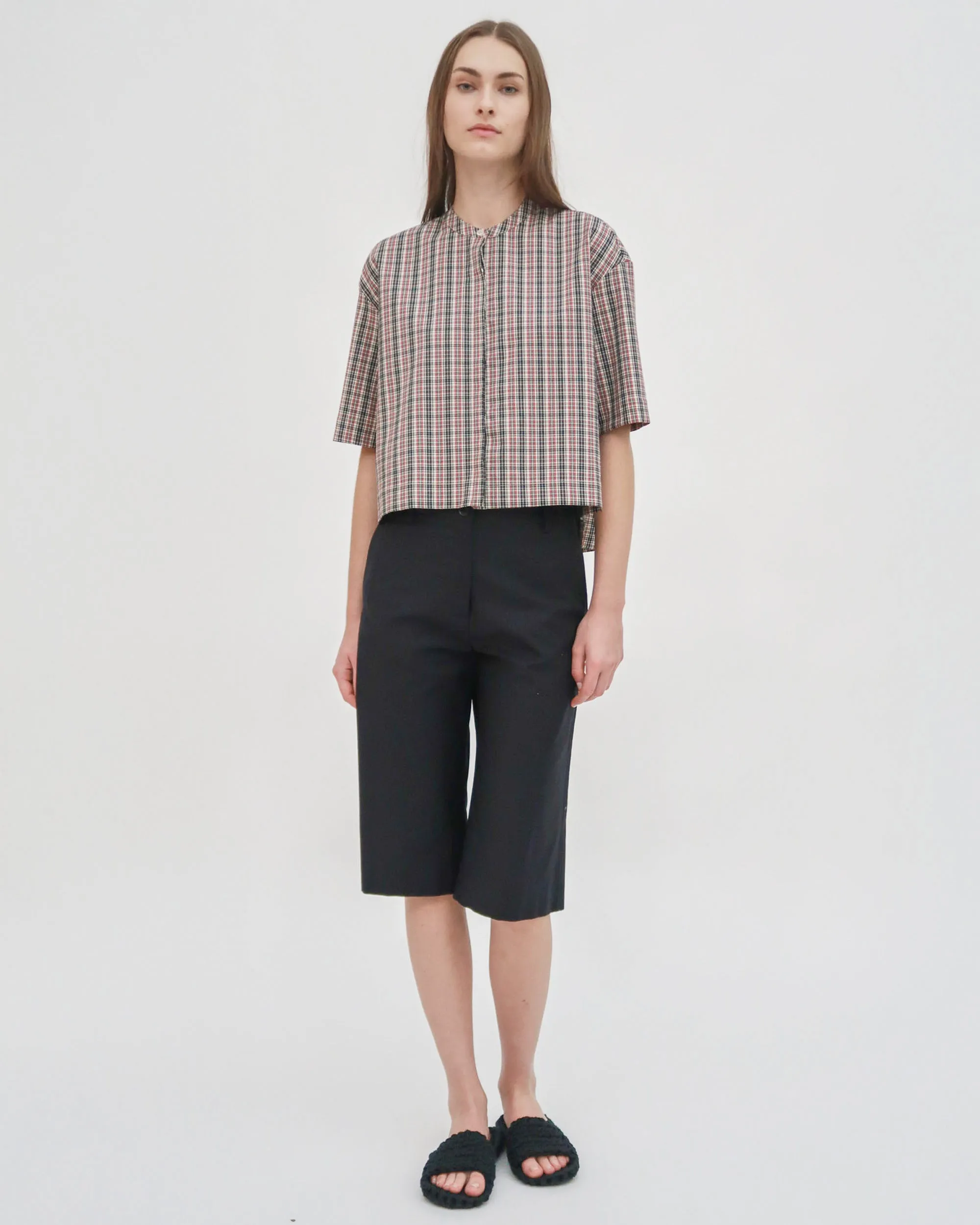 CROPPED OVERSIZED SHIRT sold by Rosetta Getty product image thumbnail 2
