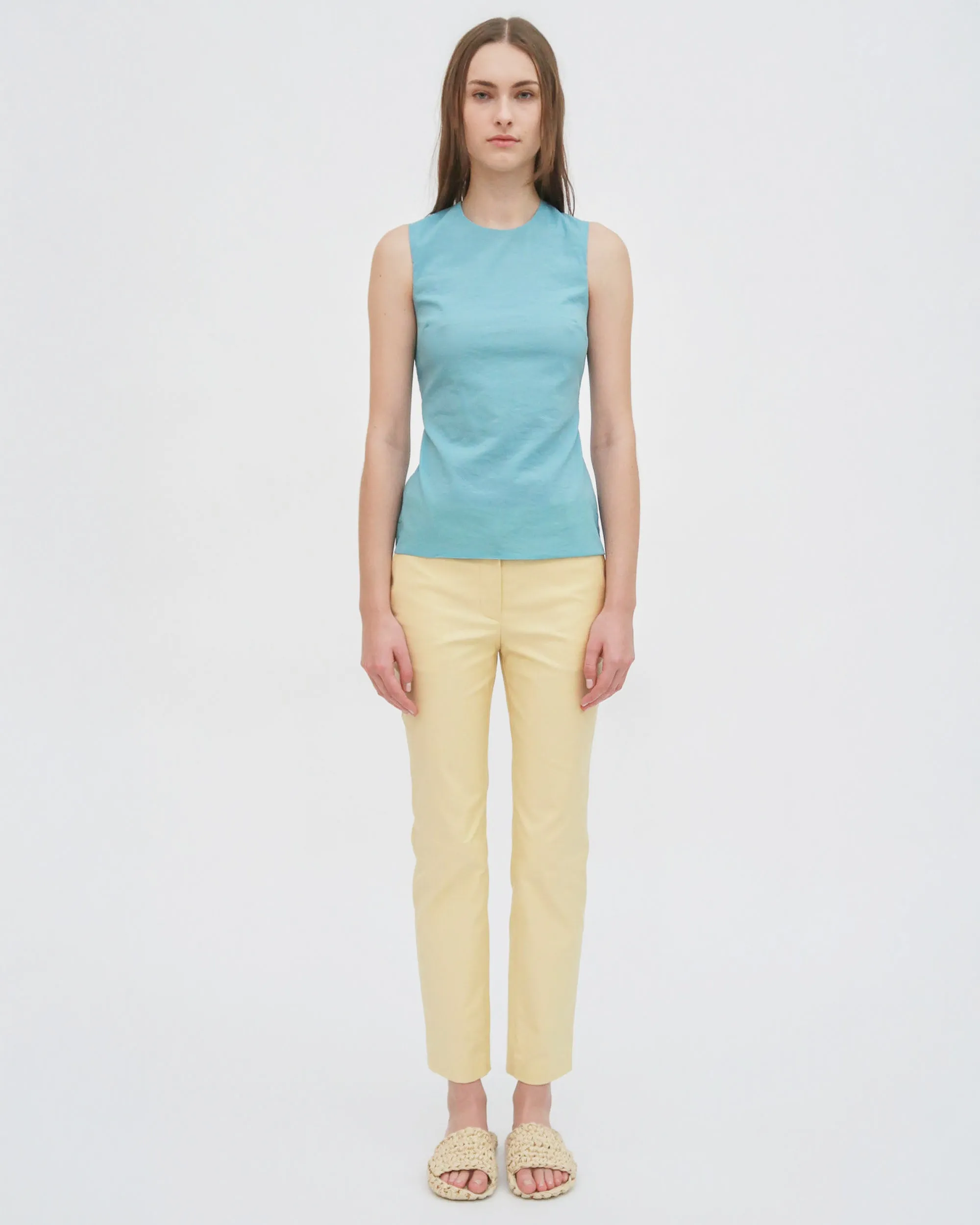 FITTED CREWNECK TANK TOP sold by Rosetta Getty product image thumbnail 5