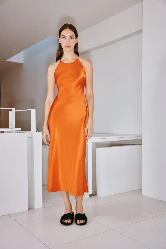 BIAS CREWNECK SLIP DRESS sold by Rosetta Getty