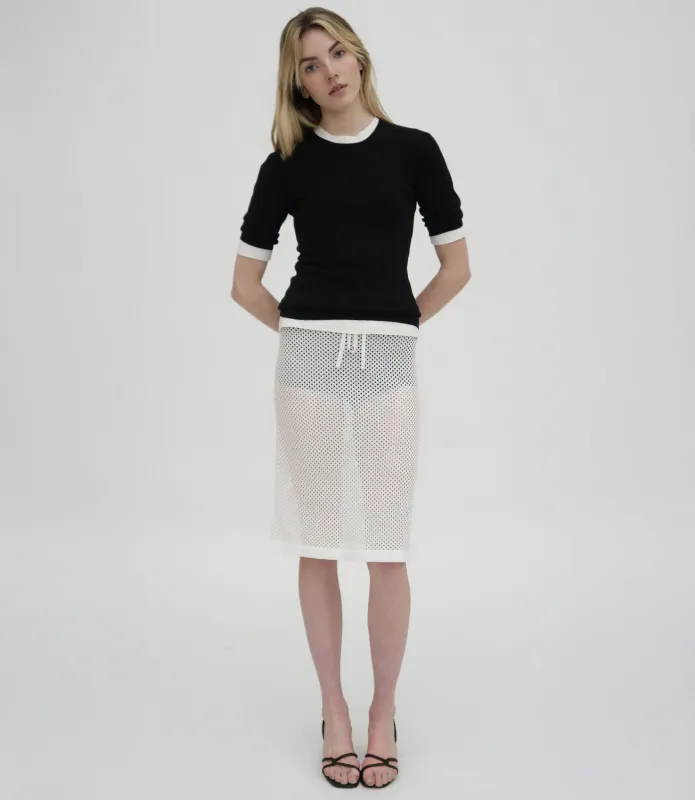 MESH MIDI SKIRT sold by Rosetta Getty