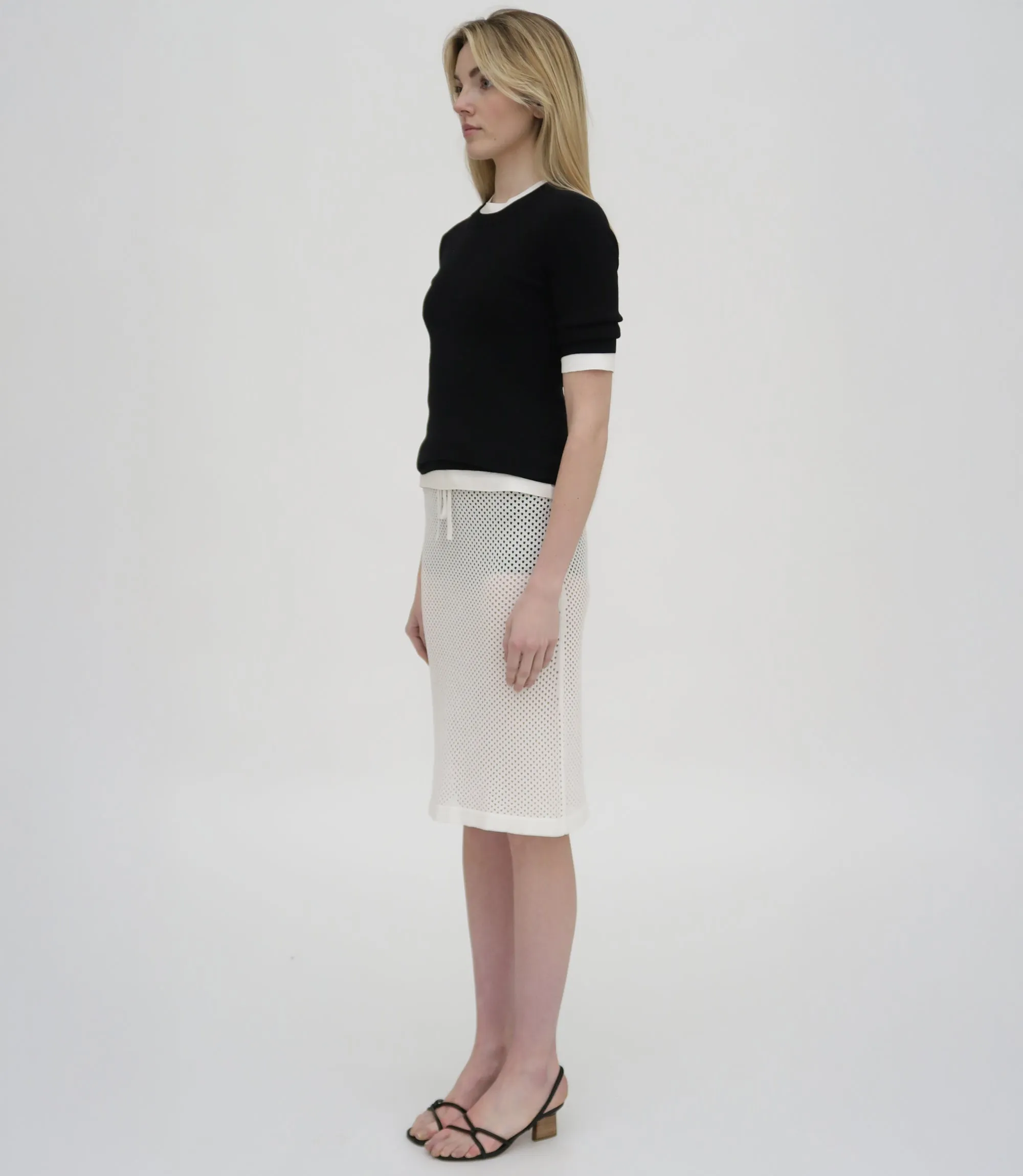 MESH MIDI SKIRT sold by Rosetta Getty product image thumbnail 3
