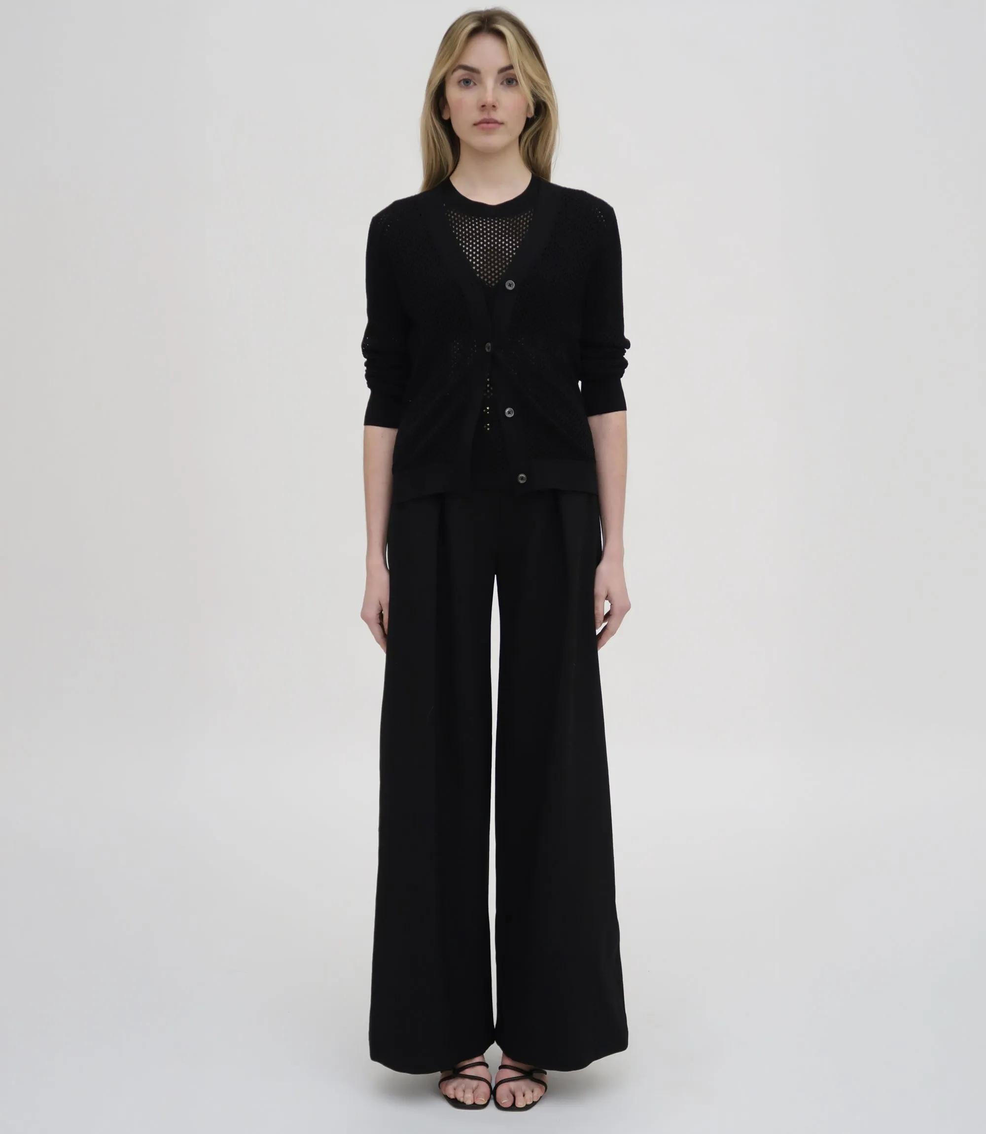 MESH POINTELLE CARDIGAN sold by Rosetta Getty product image thumbnail 2