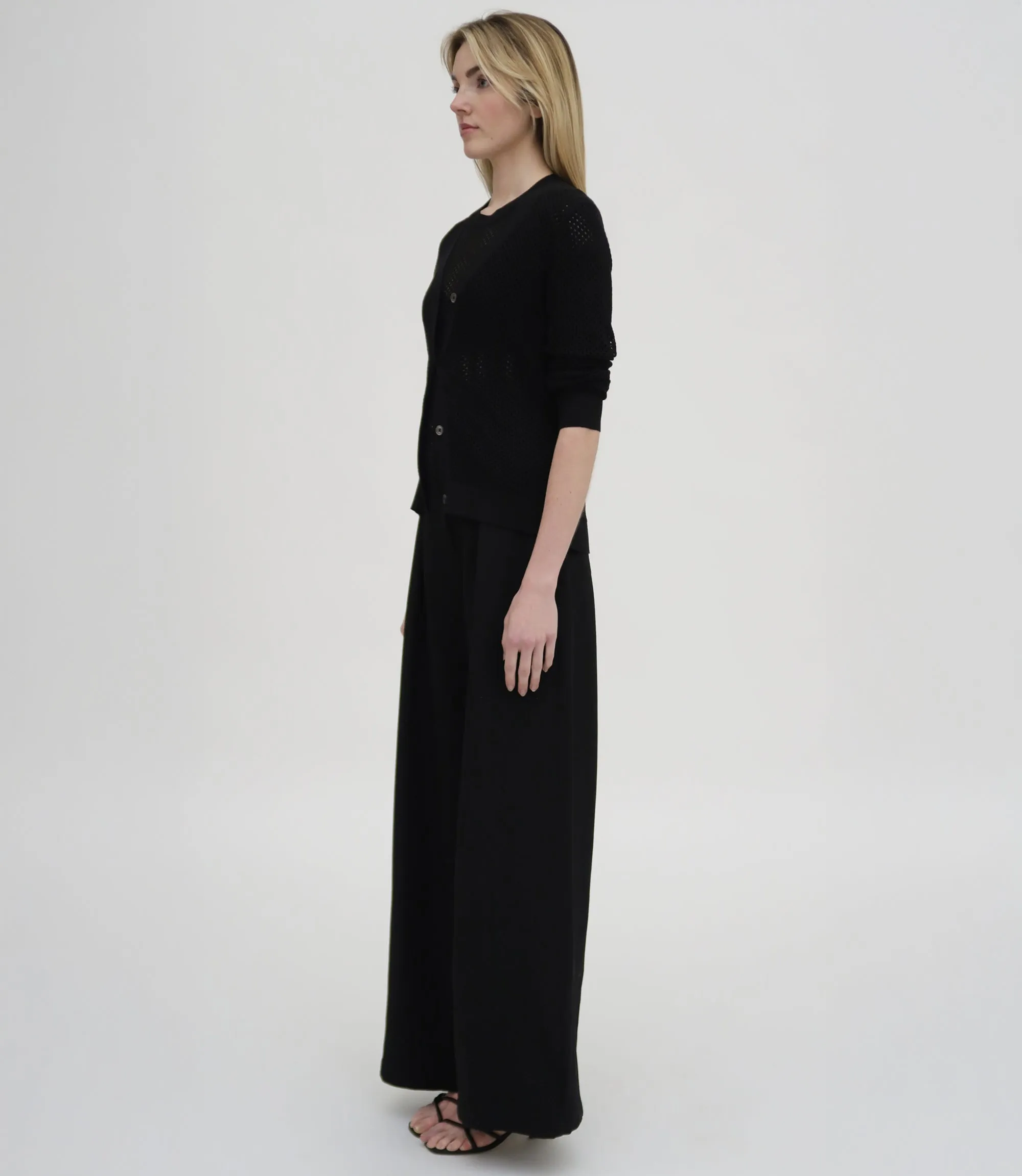 MESH POINTELLE CARDIGAN sold by Rosetta Getty product image thumbnail 3