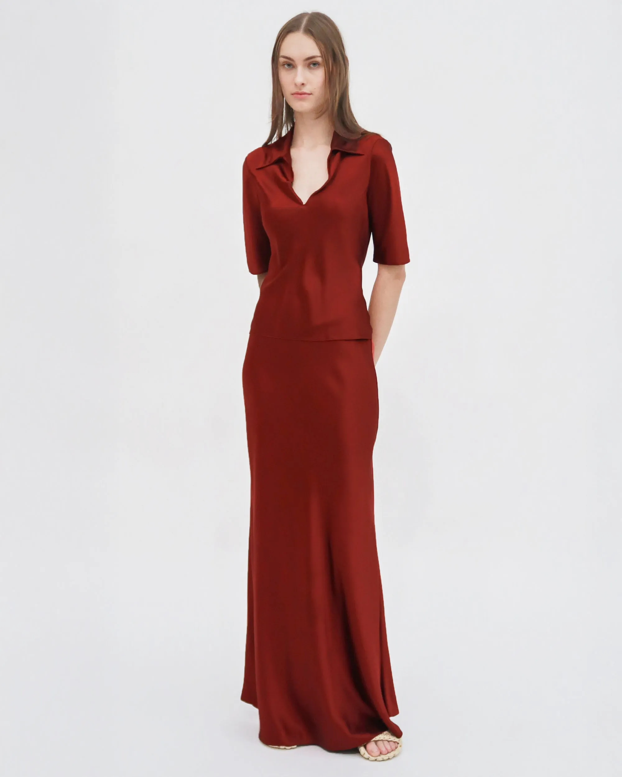 BIAS MAXI SKIRT sold by Rosetta Getty product image thumbnail 2