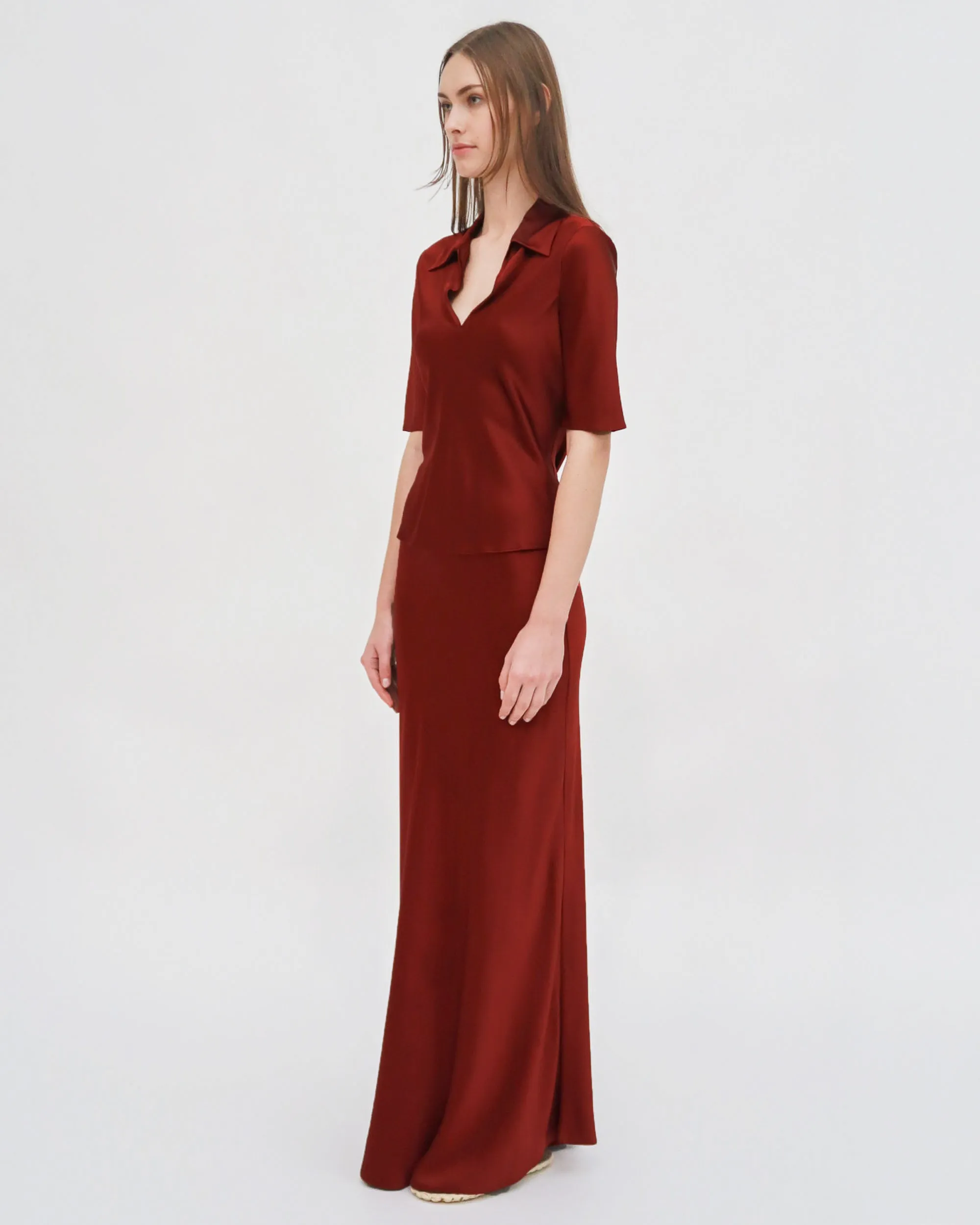 BIAS MAXI SKIRT sold by Rosetta Getty product image thumbnail 4