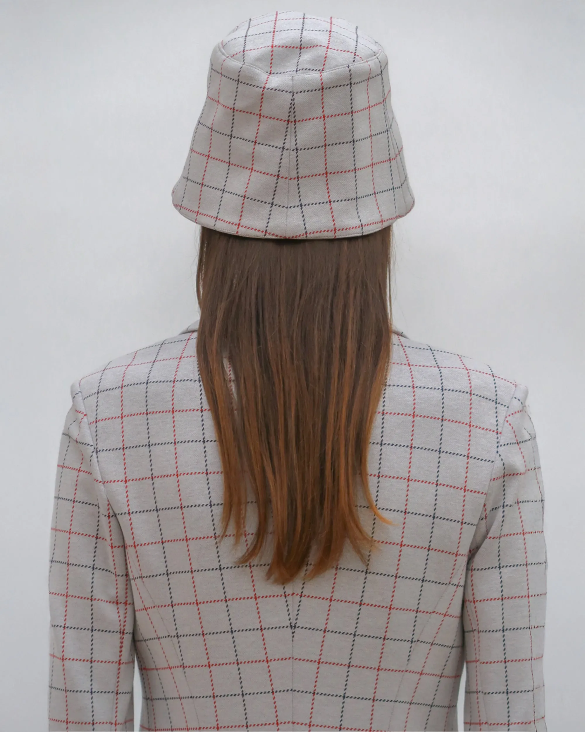 PANELED BUCKET HAT - WINDOWPANE sold by Rosetta Getty product image thumbnail 2