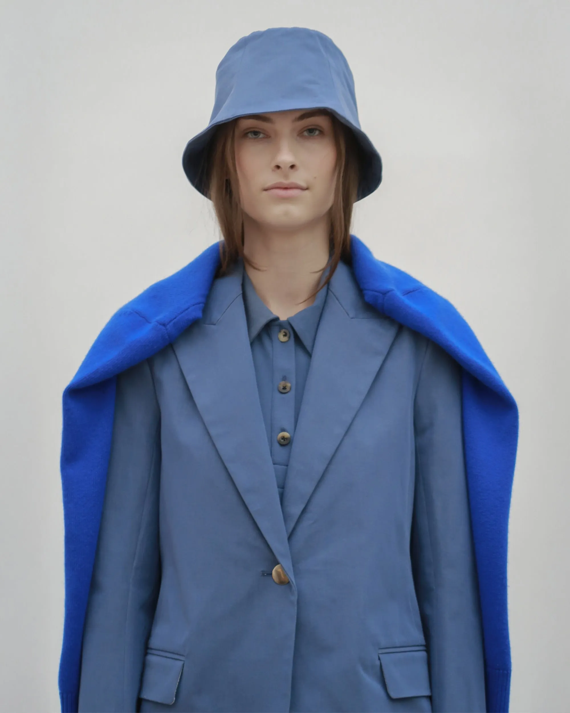 PANELED BUCKET HAT - STRETCH TWILL sold by Rosetta Getty