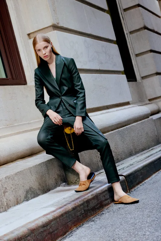 CROPPED SKINNY PANT - STRETCH PLONGE sold by Rosetta Getty