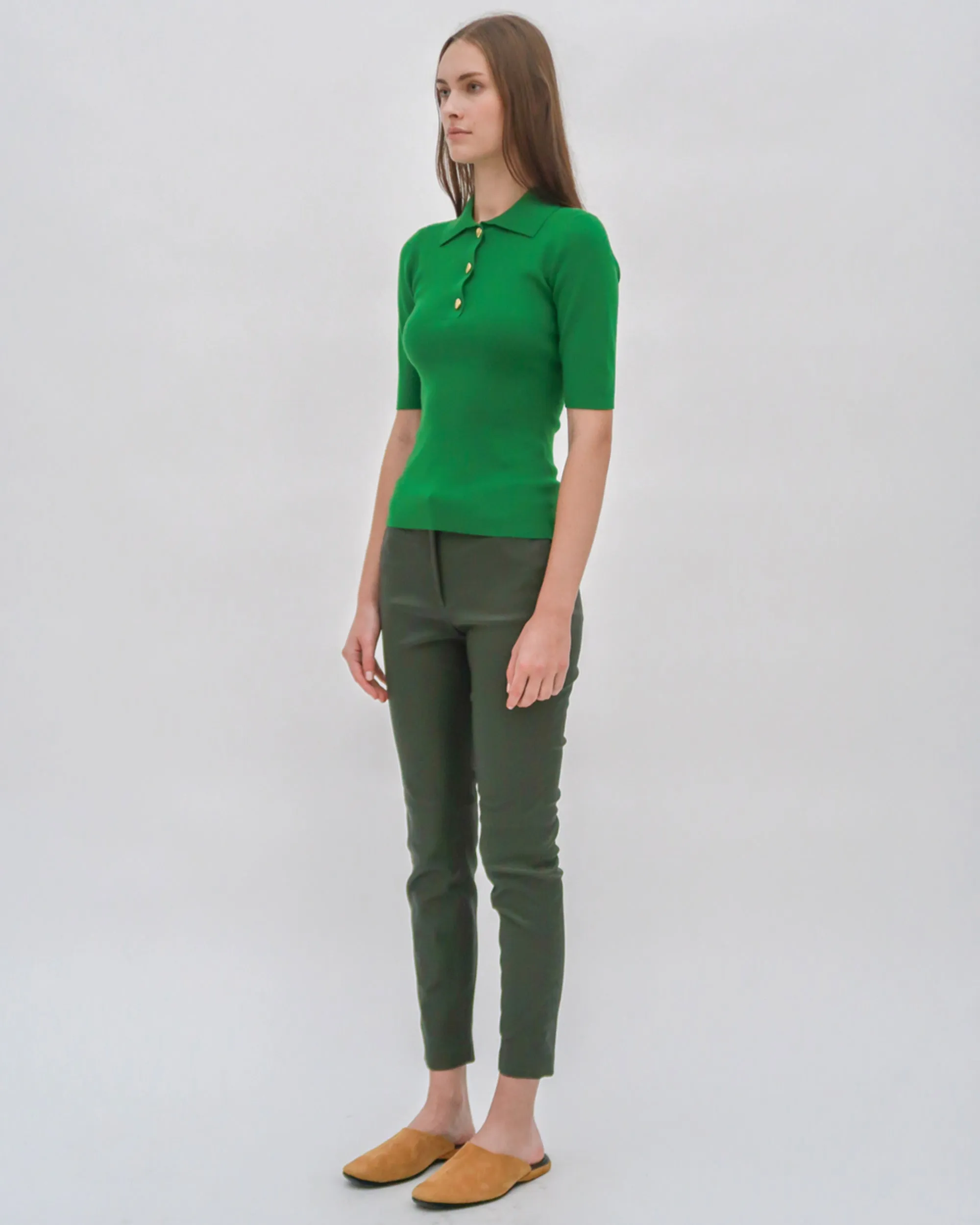 CROPPED SKINNY PANT - STRETCH PLONGE sold by Rosetta Getty product image thumbnail 4