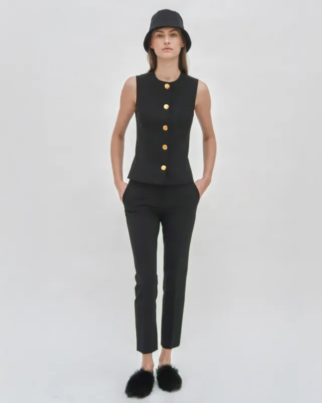 CROPPED SKINNY PANT - TECHNICAL CADY sold by Rosetta Getty