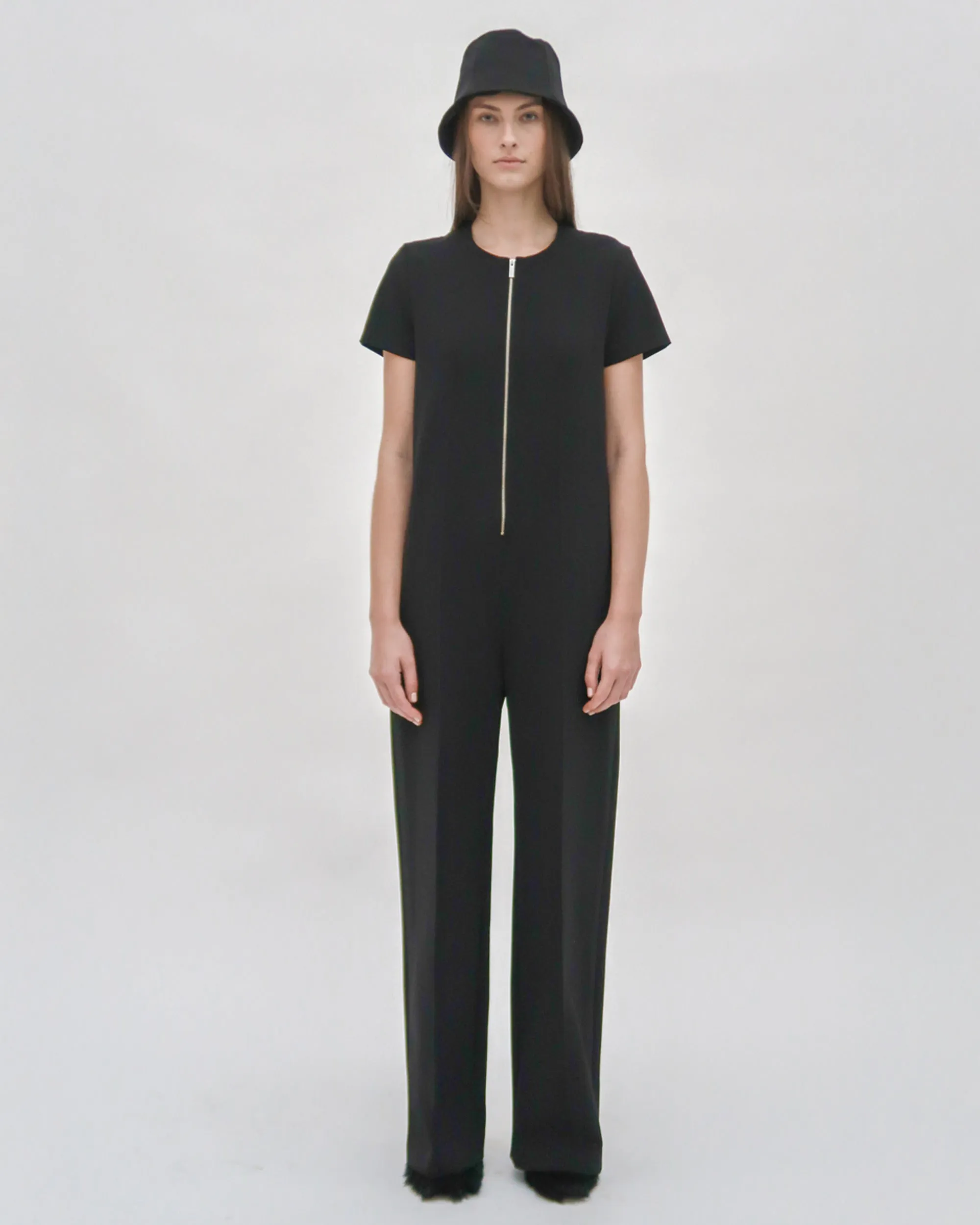 ZIP FRONT JUMPSUIT - TECHNICAL CADY sold by Rosetta Getty product image thumbnail 3