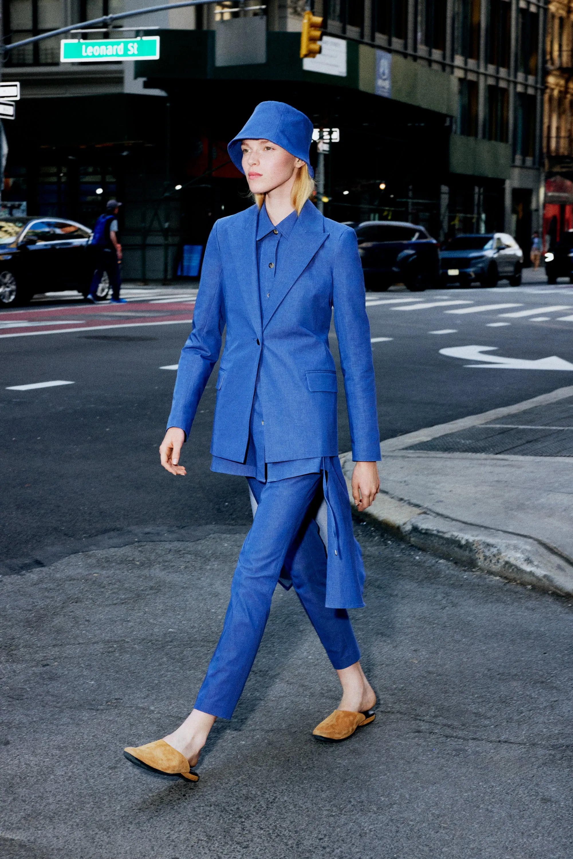 PEAK LAPEL JACKET - STRETCH TWILL sold by Rosetta Getty