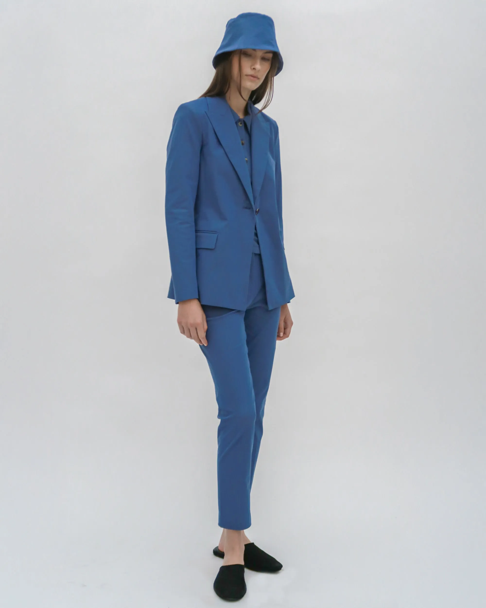PEAK LAPEL JACKET - STRETCH TWILL sold by Rosetta Getty product image thumbnail 2