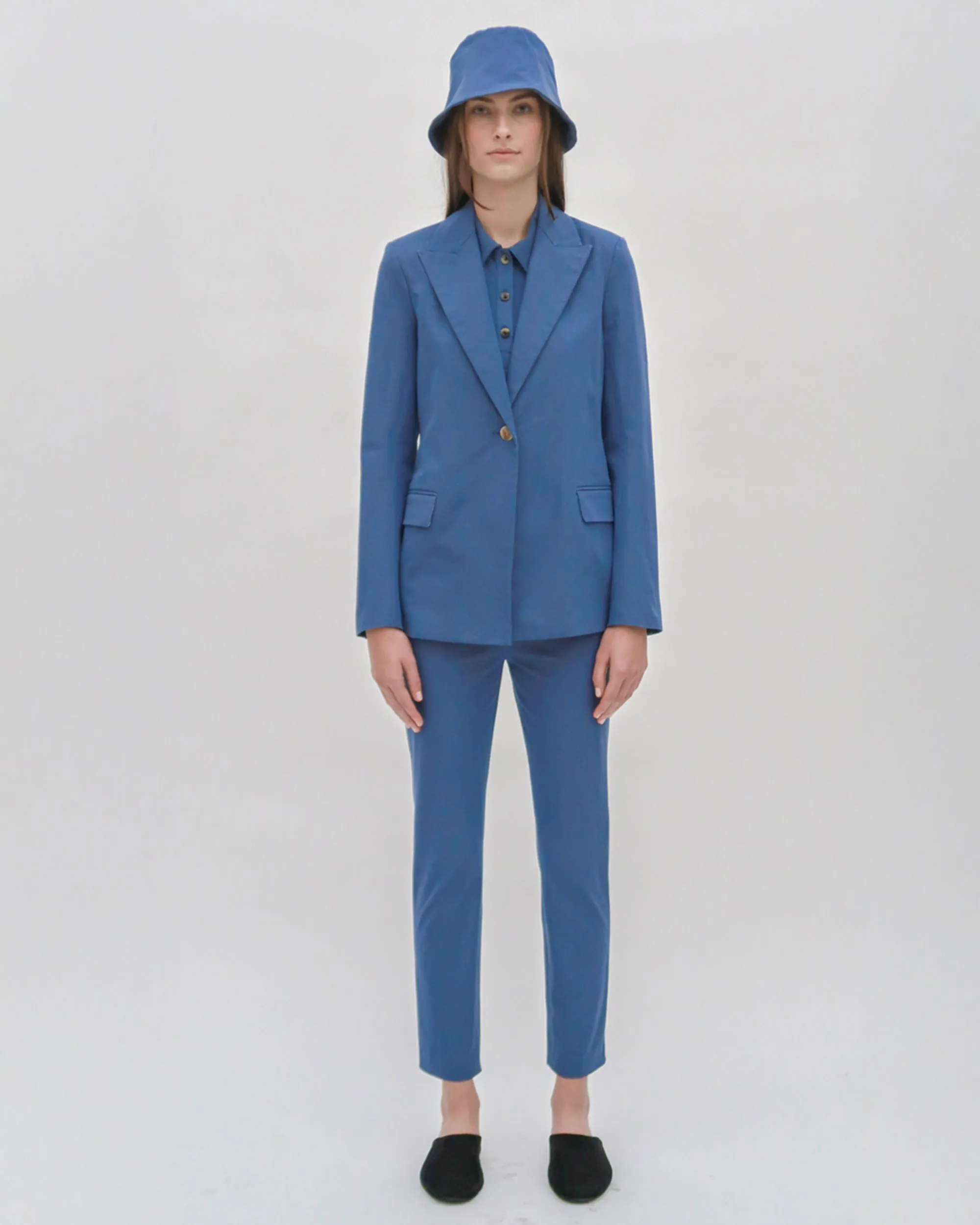 PEAK LAPEL JACKET - STRETCH TWILL sold by Rosetta Getty product image thumbnail 3