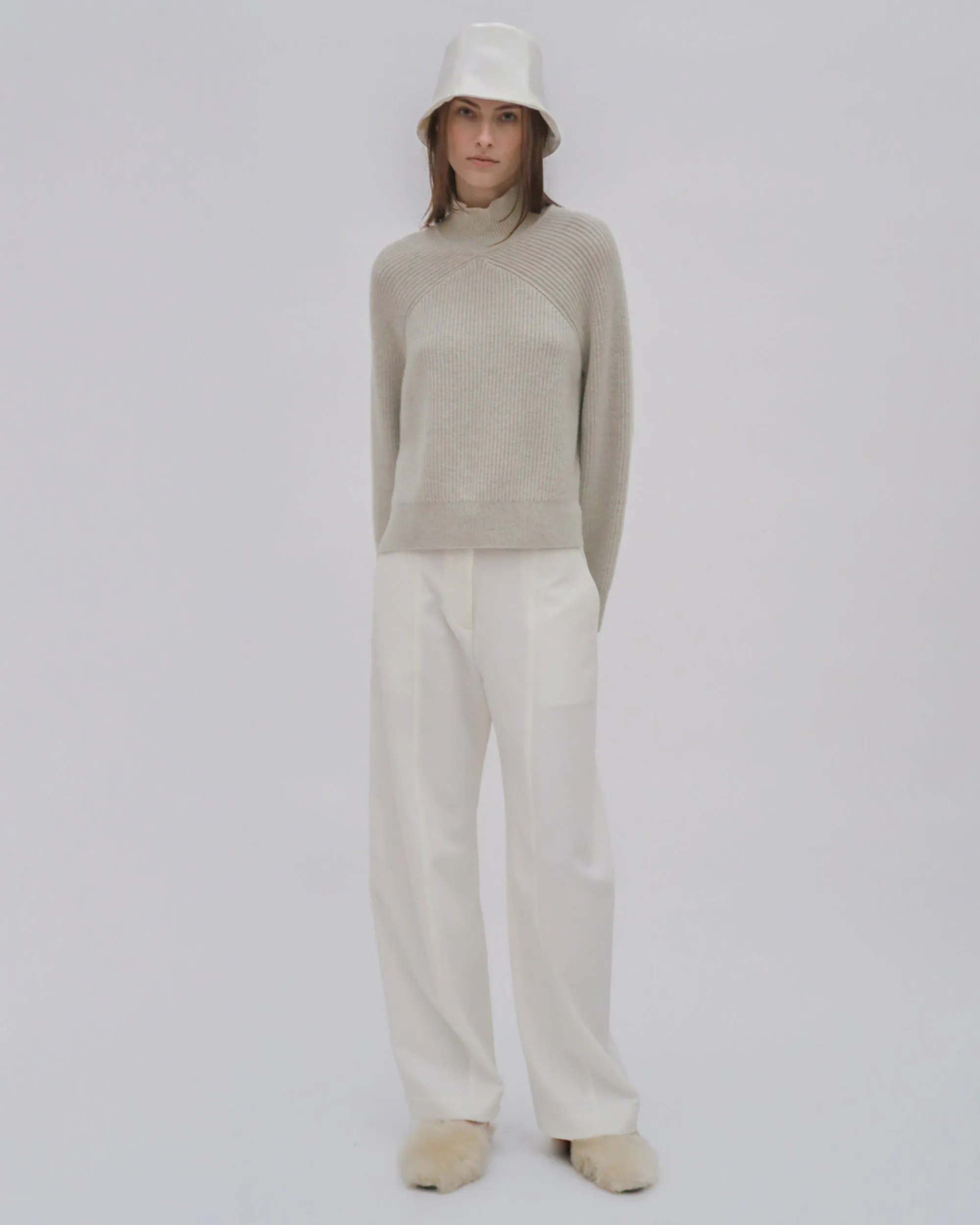 RIBBED PANELED TURTLENECK sold by Rosetta Getty product image thumbnail 2