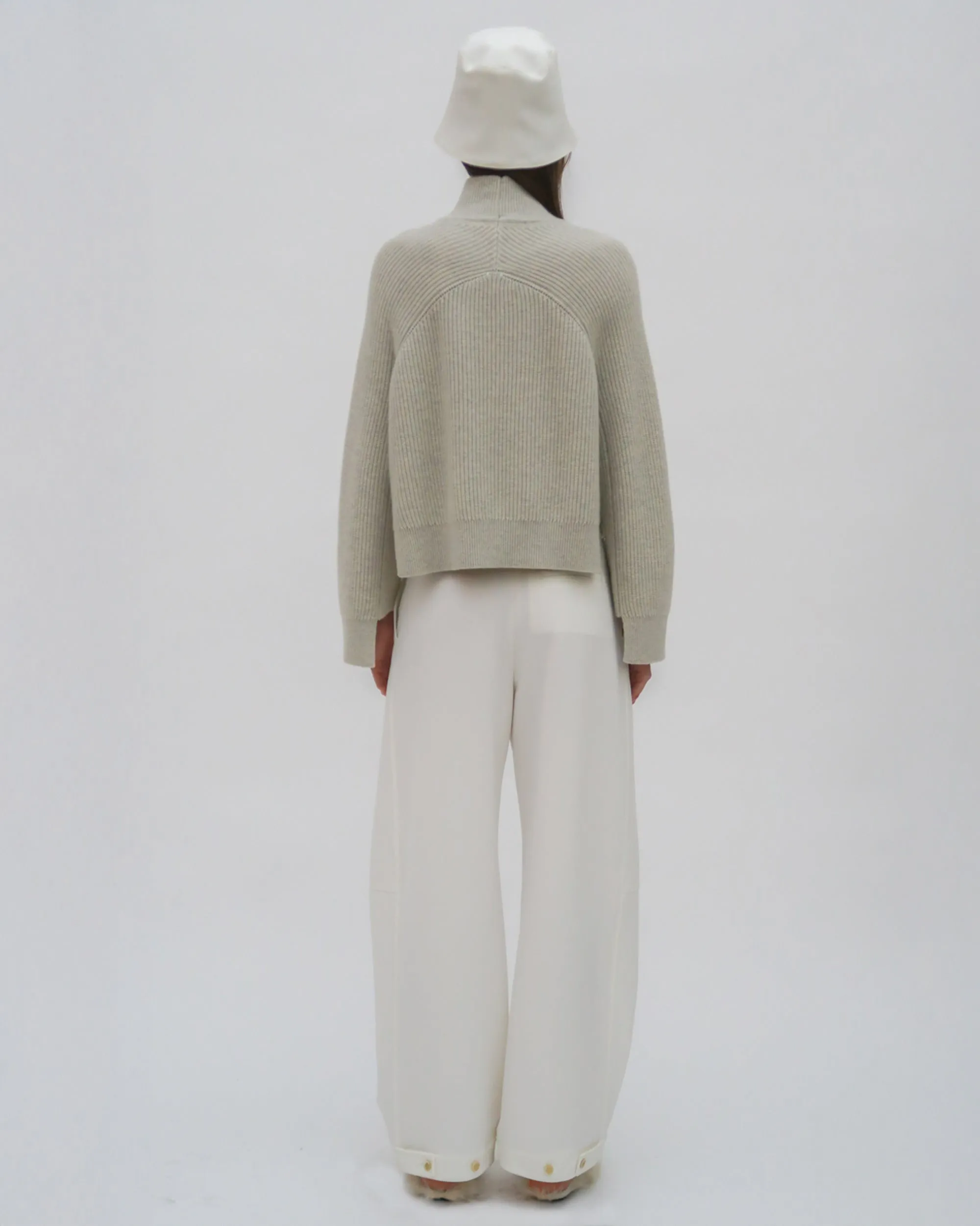 RIBBED PANELED TURTLENECK sold by Rosetta Getty product image thumbnail 5