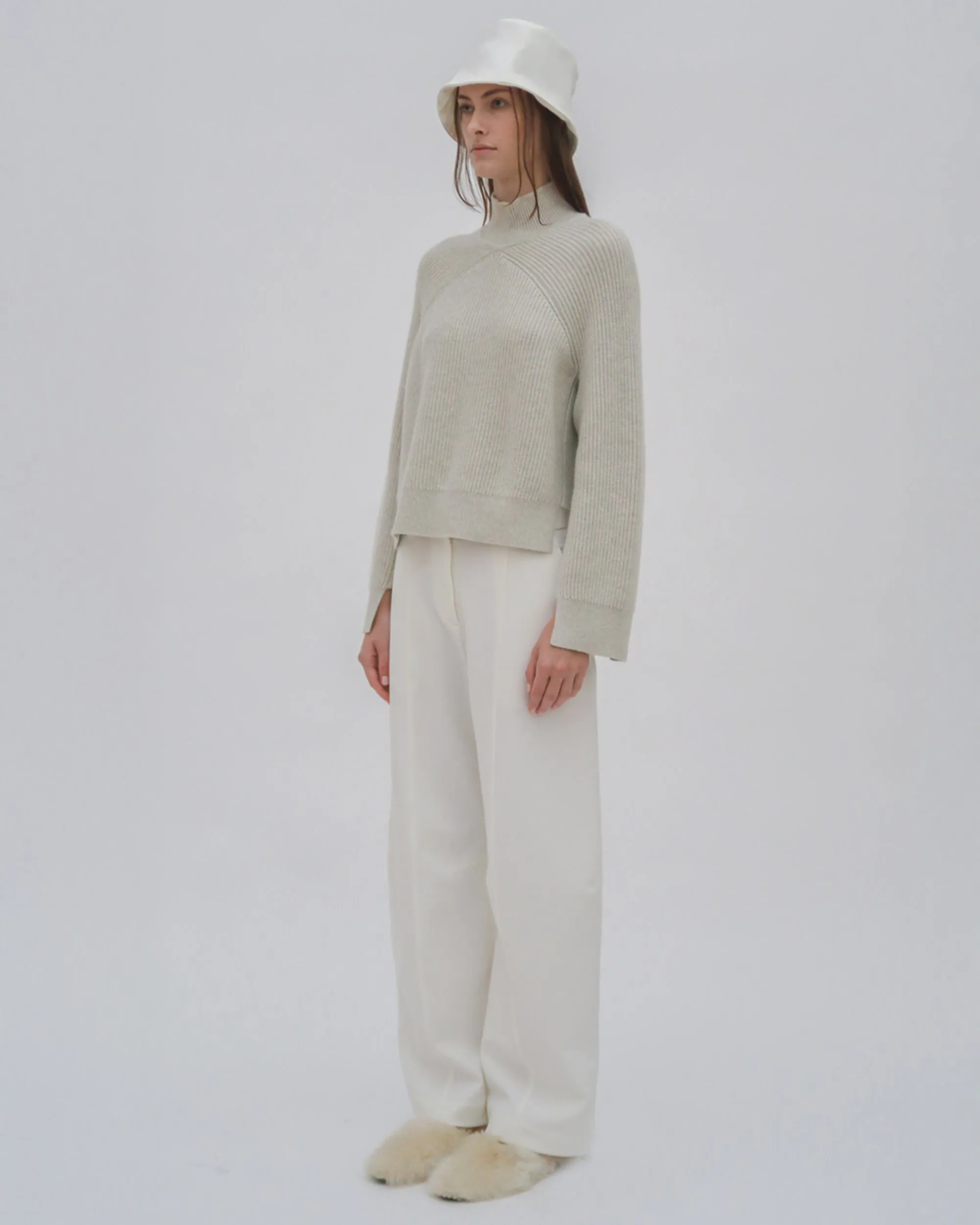 RIBBED PANELED TURTLENECK sold by Rosetta Getty product image thumbnail 4