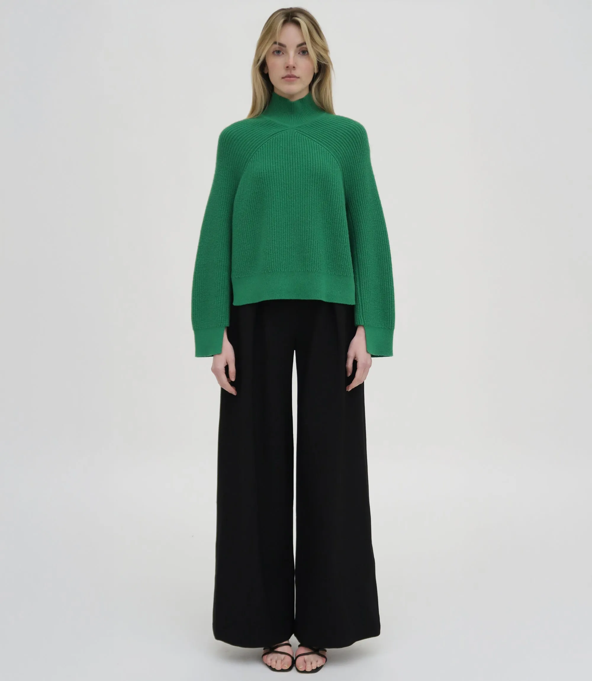 RIBBED PANELED TURTLENECK sold by Rosetta Getty product image thumbnail 3