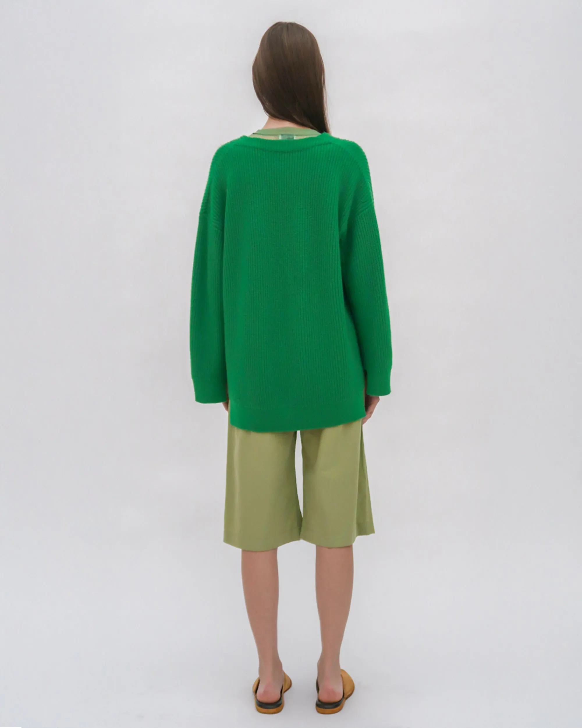 RIBBED PANELED CARDIGAN sold by Rosetta Getty product image thumbnail 4