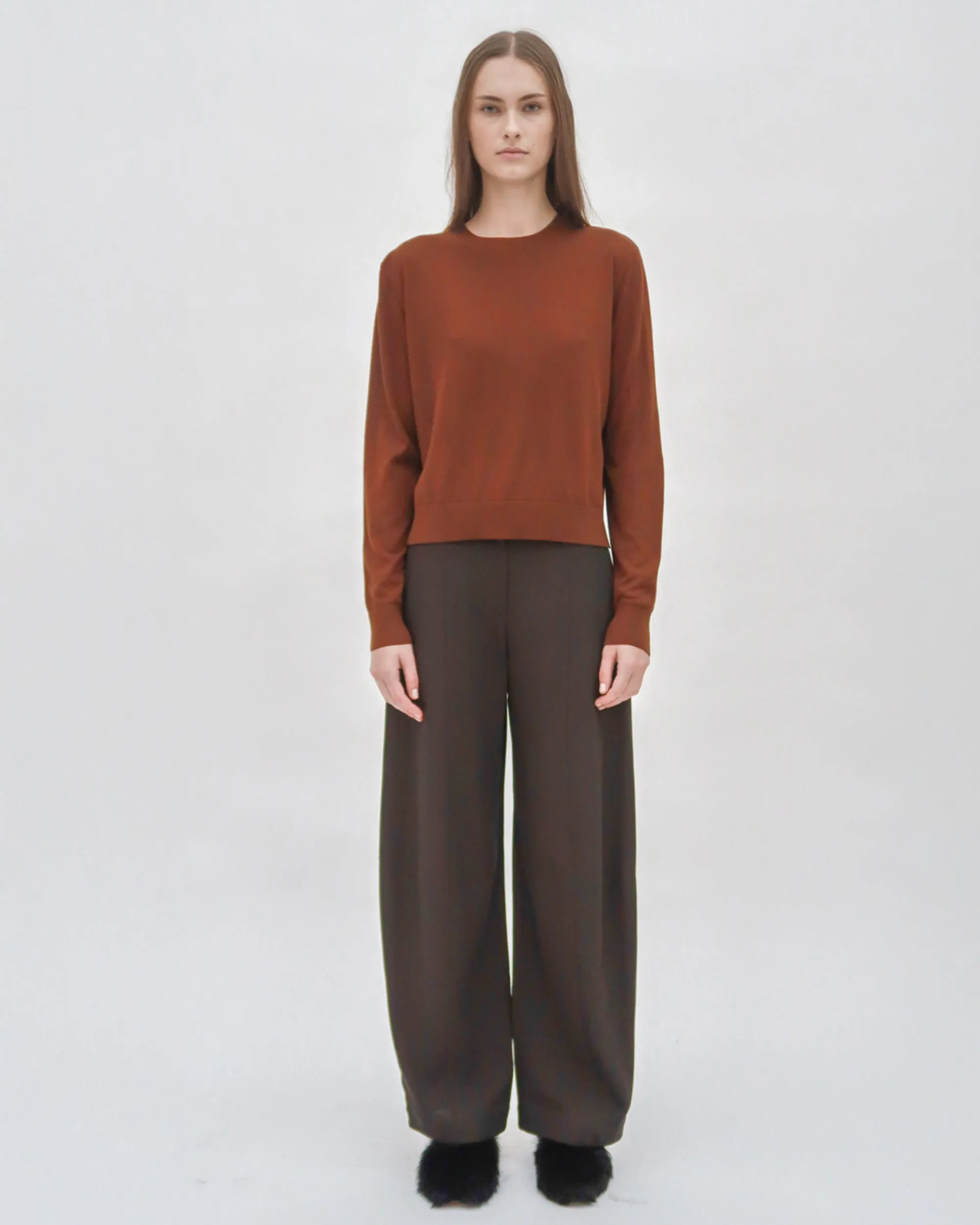 BOXY CREWNECK SWEATER sold by Rosetta Getty product image thumbnail 2