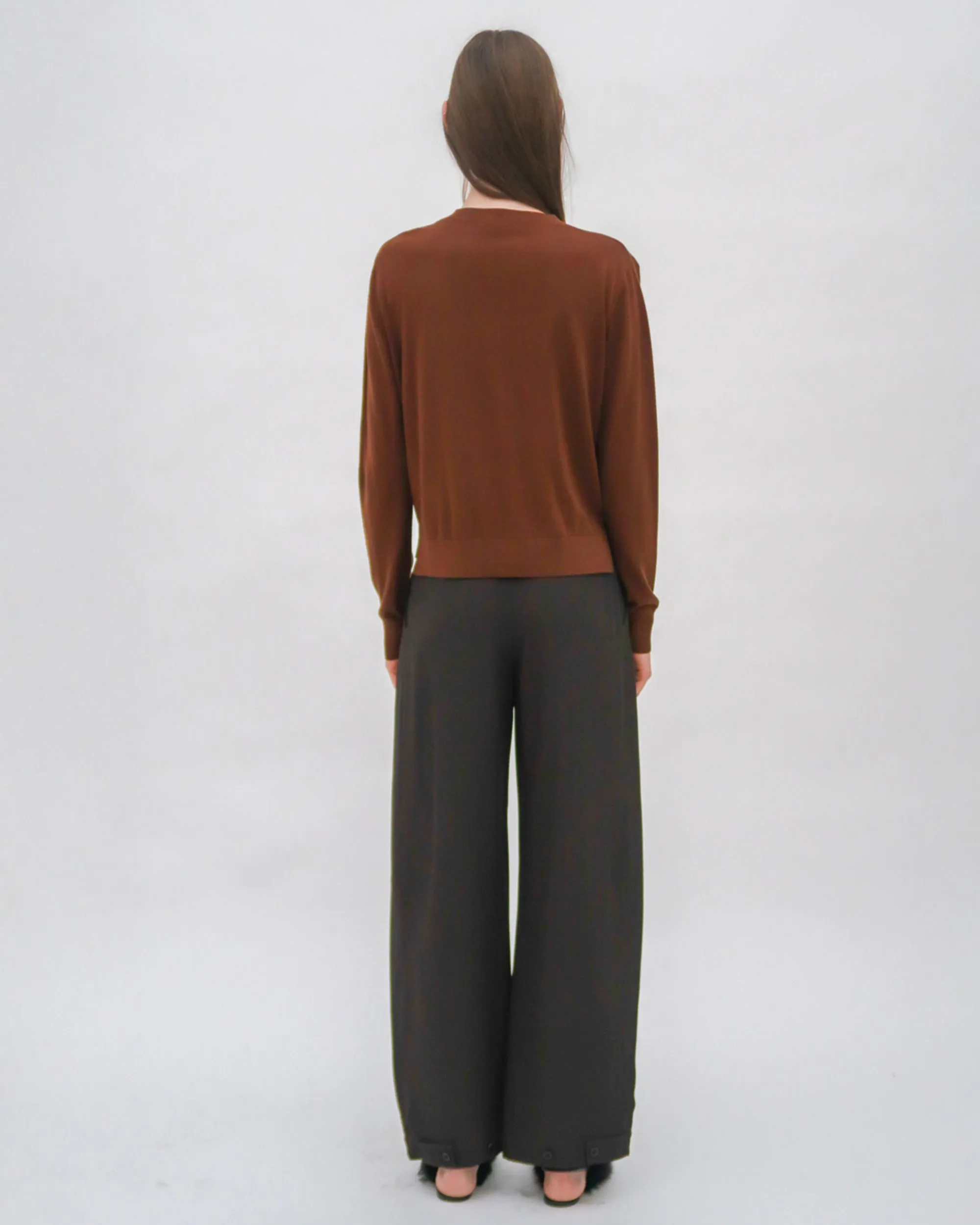 BOXY CREWNECK SWEATER sold by Rosetta Getty product image thumbnail 4