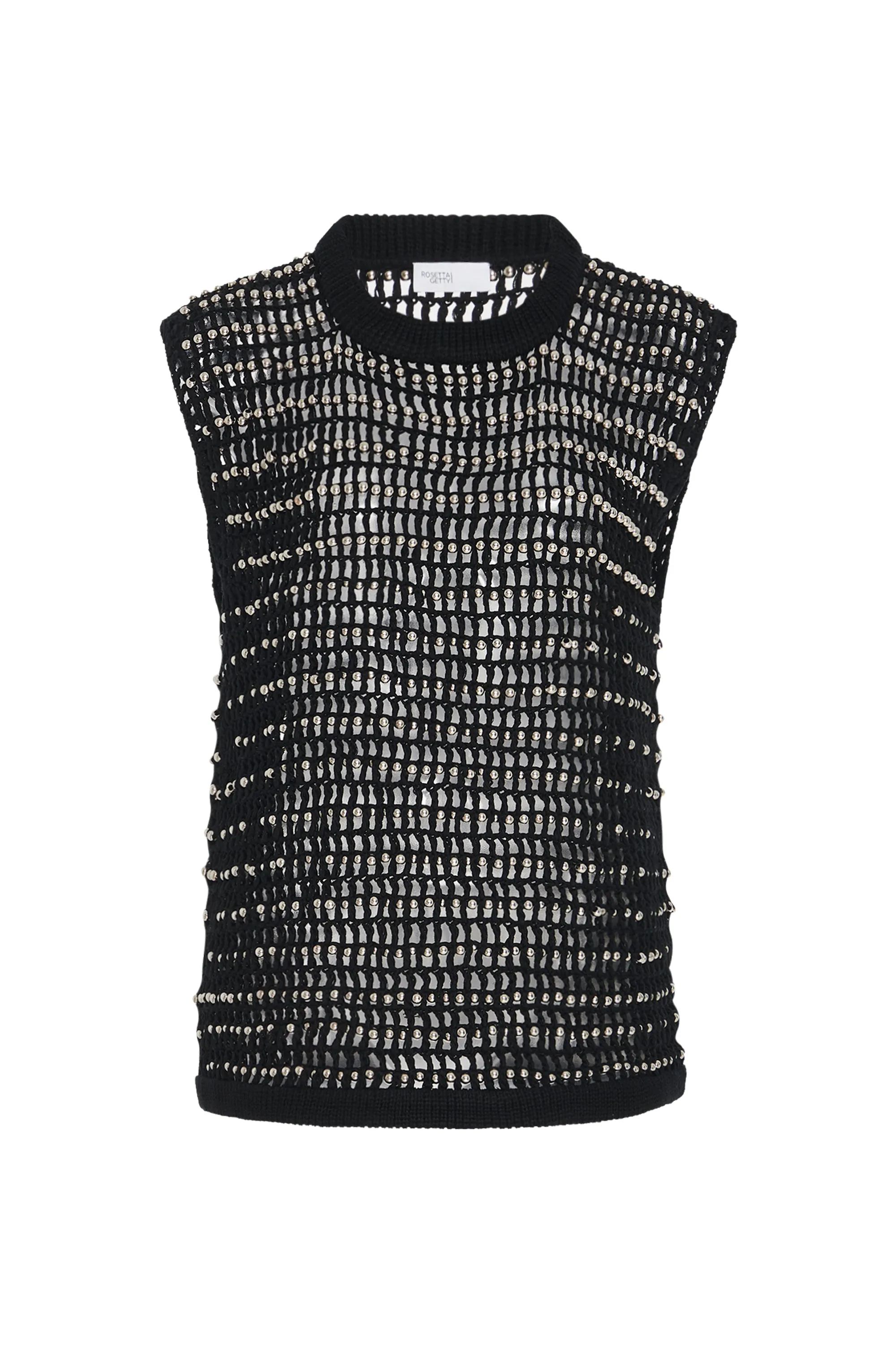 BEADED CROCHET SWEATER VEST sold by Rosetta Getty product image thumbnail 5