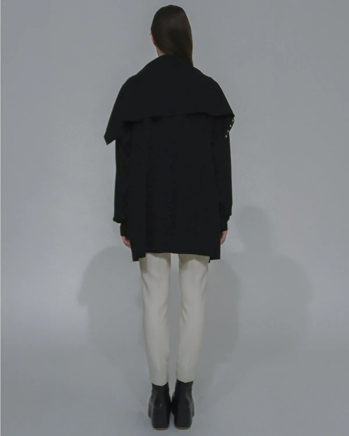 FUNNEL NECK SNAP CARDIGAN sold by Rosetta Getty product image thumbnail 5