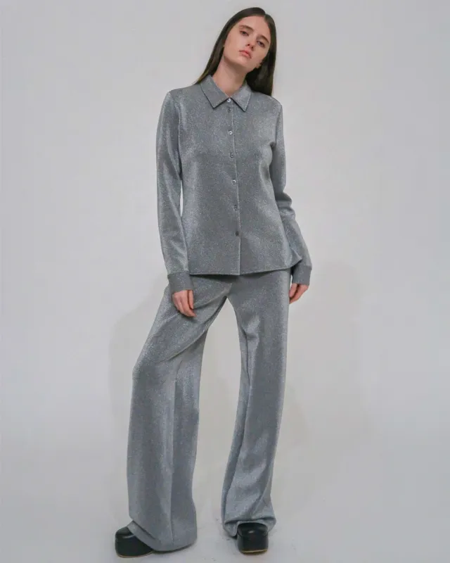 FITTED SHIRT - LUREX made by Rosetta Getty