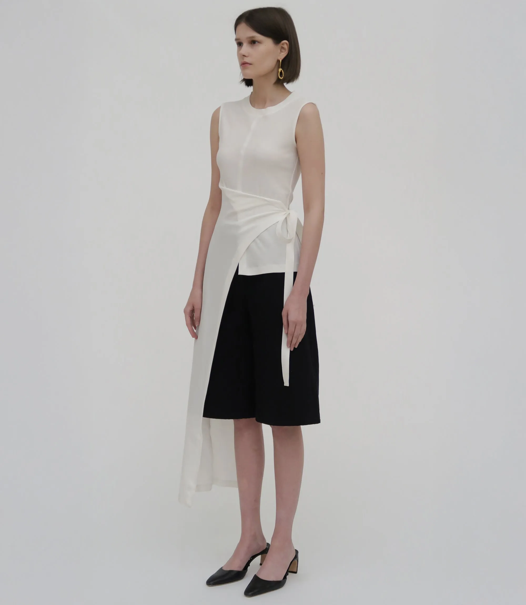 Sleeveless Split Apron T-Shirt sold by Rosetta Getty product image thumbnail 4