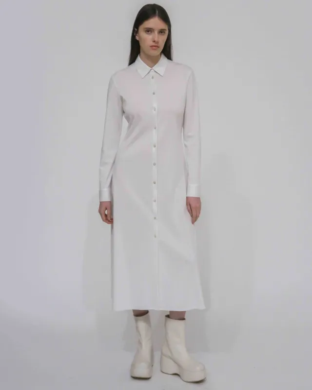 FITTED SHIRTDRESS made by Rosetta Getty