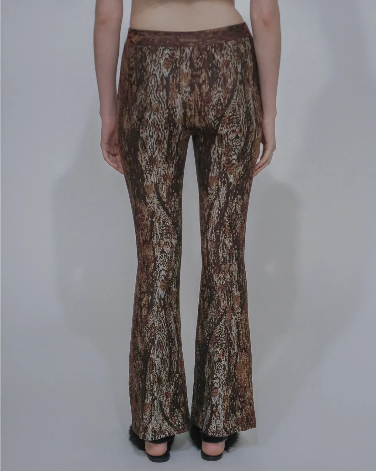 PULL-ON CROPPED FLARE - WOODGRAIN sold by Rosetta Getty product image thumbnail 3