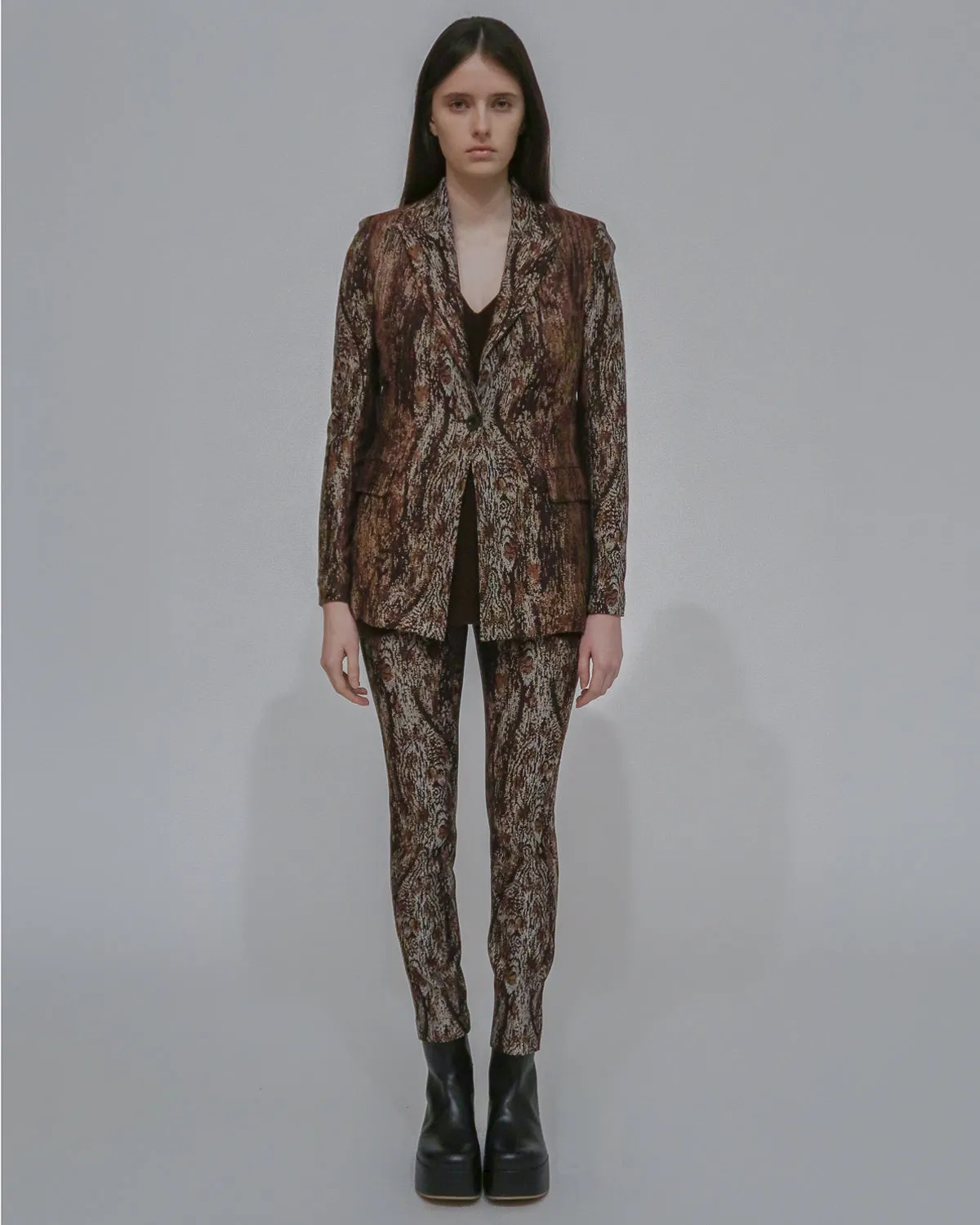 PEAK LAPEL JACKET - WOODGRAIN sold by Rosetta Getty product image thumbnail 3