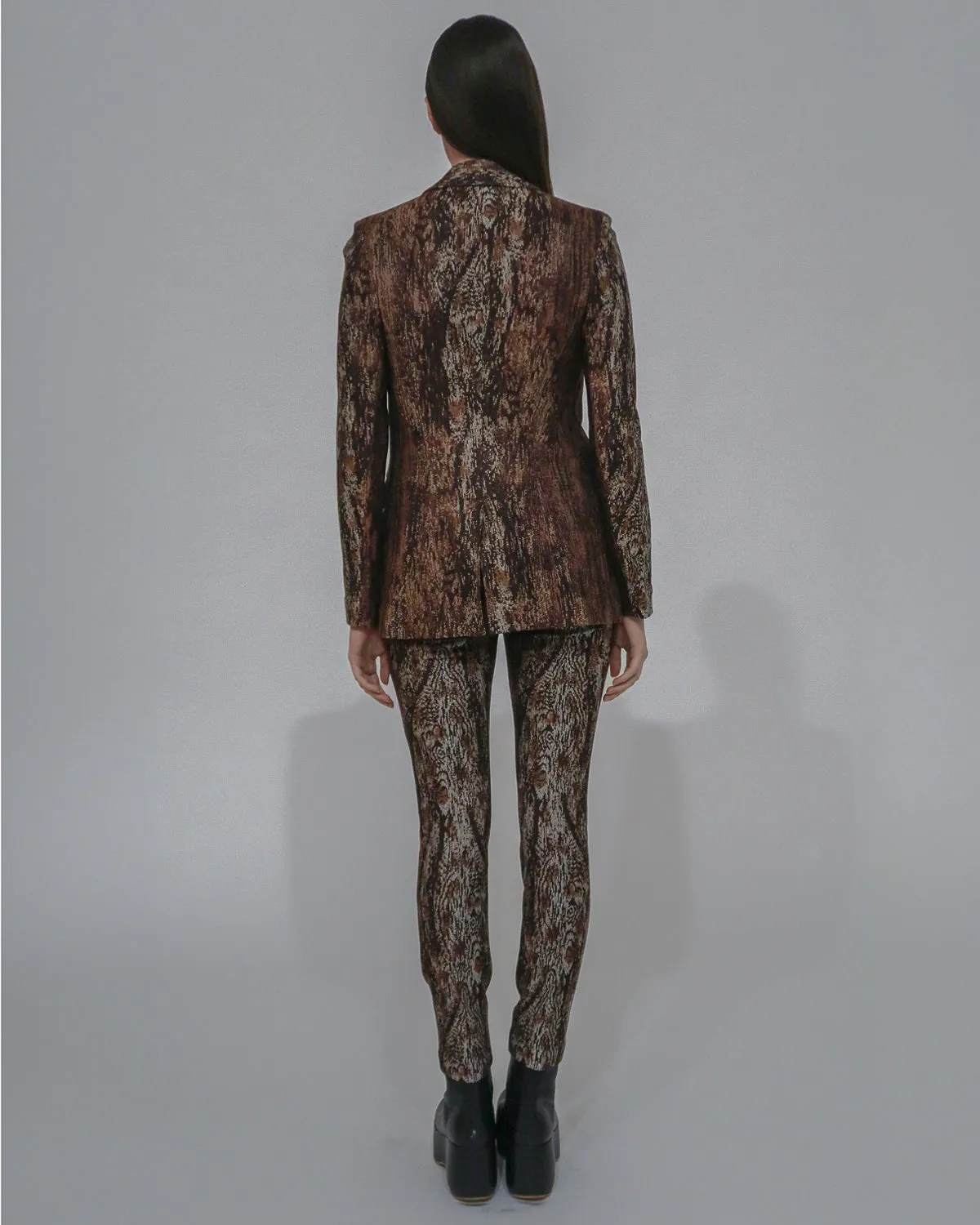 PEAK LAPEL JACKET - WOODGRAIN sold by Rosetta Getty product image thumbnail 5
