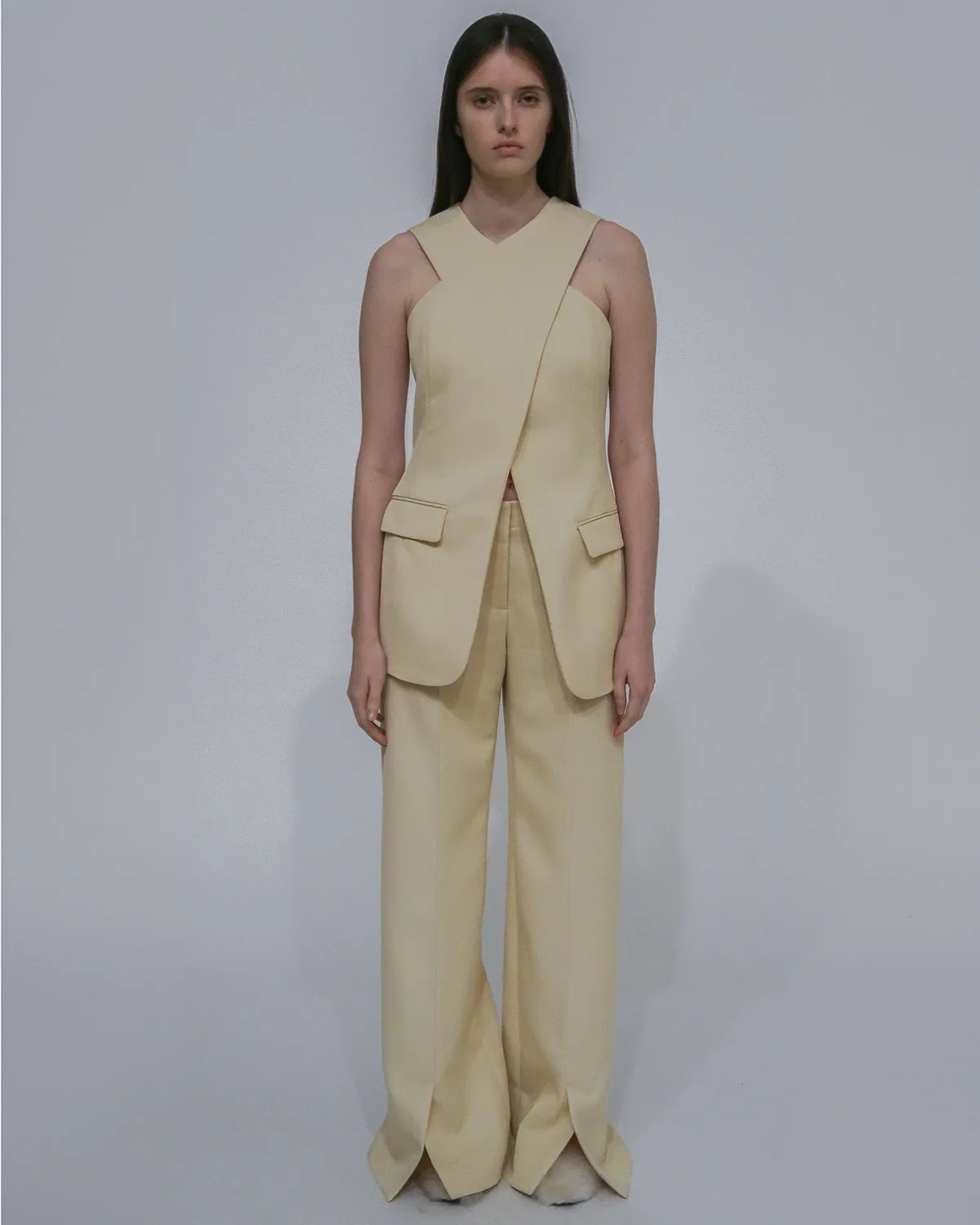 TAILORED CROSS FRONT TOP sold by Rosetta Getty product image thumbnail 2