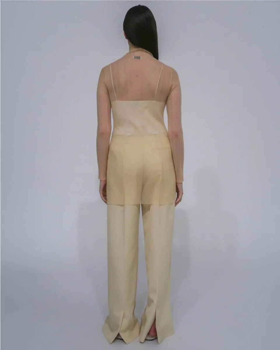 SHEER PLISSE TURTLENECK sold by Rosetta Getty product image thumbnail 5