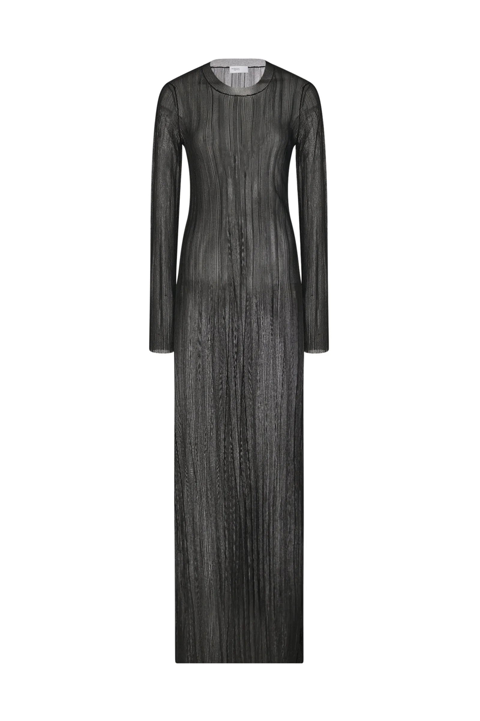 SHEER PLISSE LONG SLEEVE DRESS sold by Rosetta Getty product image thumbnail 4