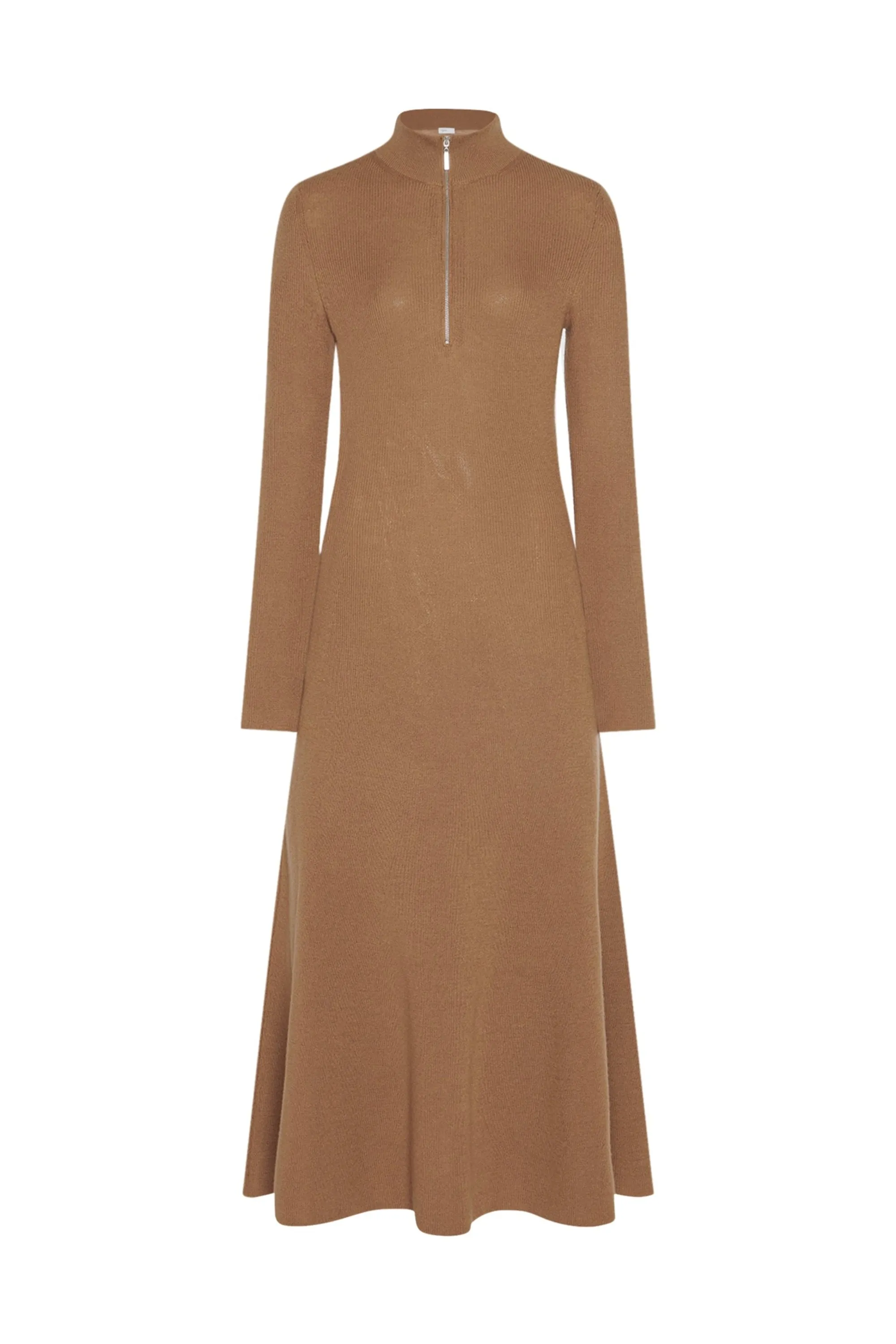 RIBBED ZIP UP TURTLENECK DRESS sold by Rosetta Getty product image thumbnail 4