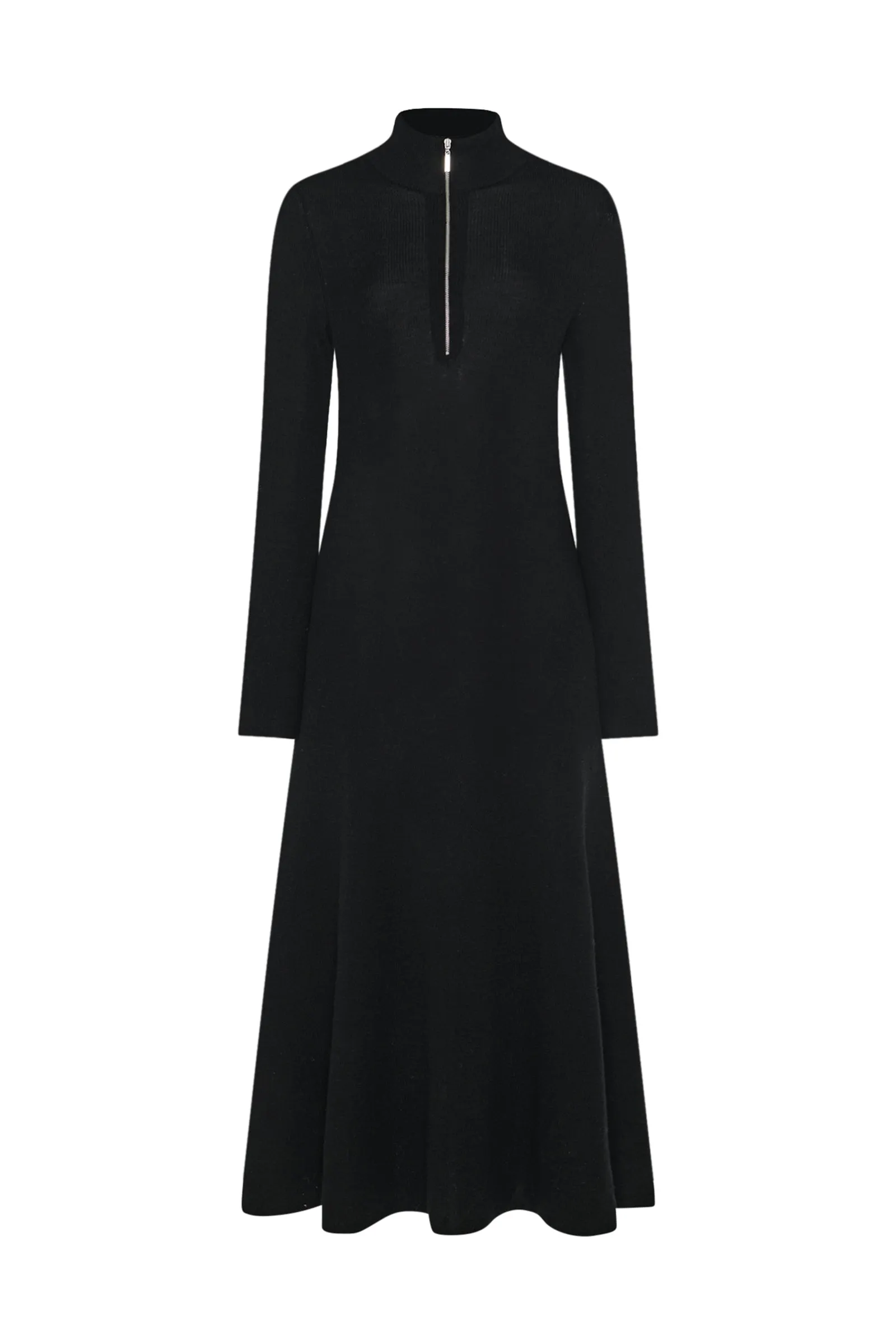 RIBBED ZIP UP TURTLENECK DRESS sold by Rosetta Getty product image thumbnail 5