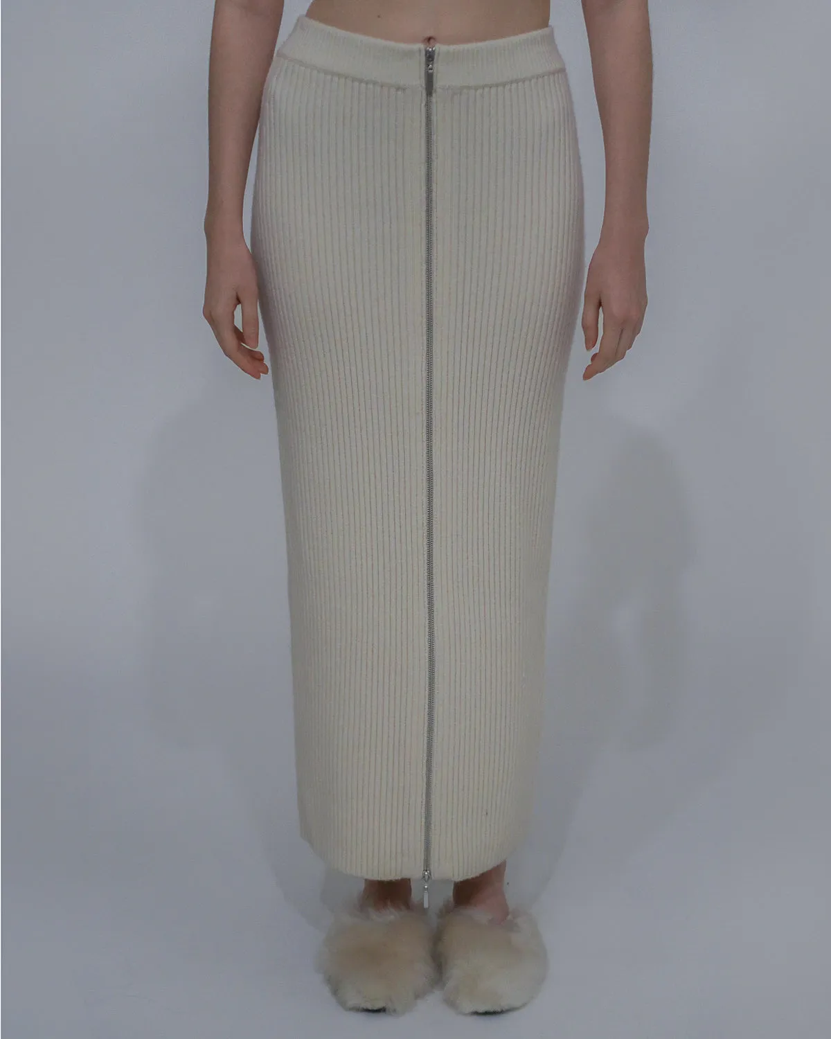 ZIP UP MAXI SKIRT sold by Rosetta Getty product image thumbnail 3