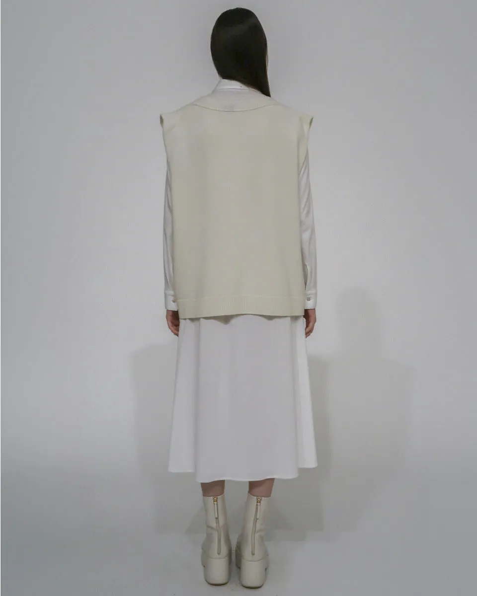 OVERSIZED SWEATER VEST sold by Rosetta Getty product image thumbnail 4