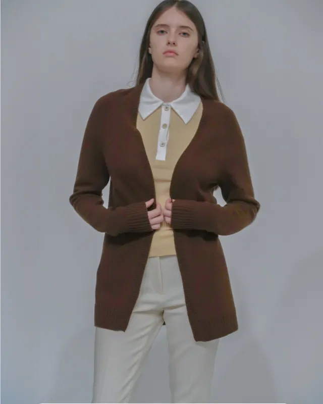 OPEN FRONT CARDIGAN sold by Rosetta Getty