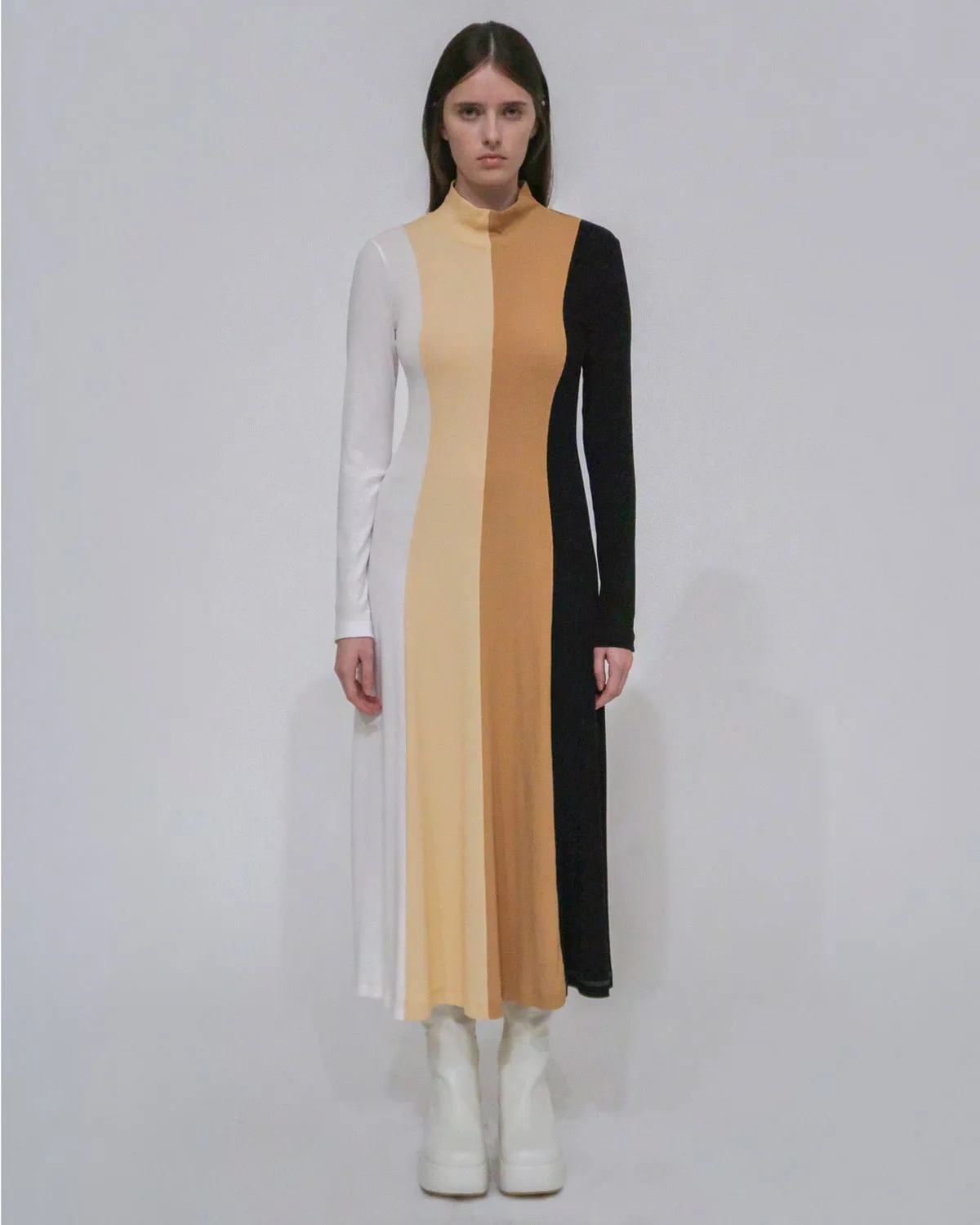 COLORBLOCK TURTLENECK DRESS sold by Rosetta Getty product image thumbnail 2