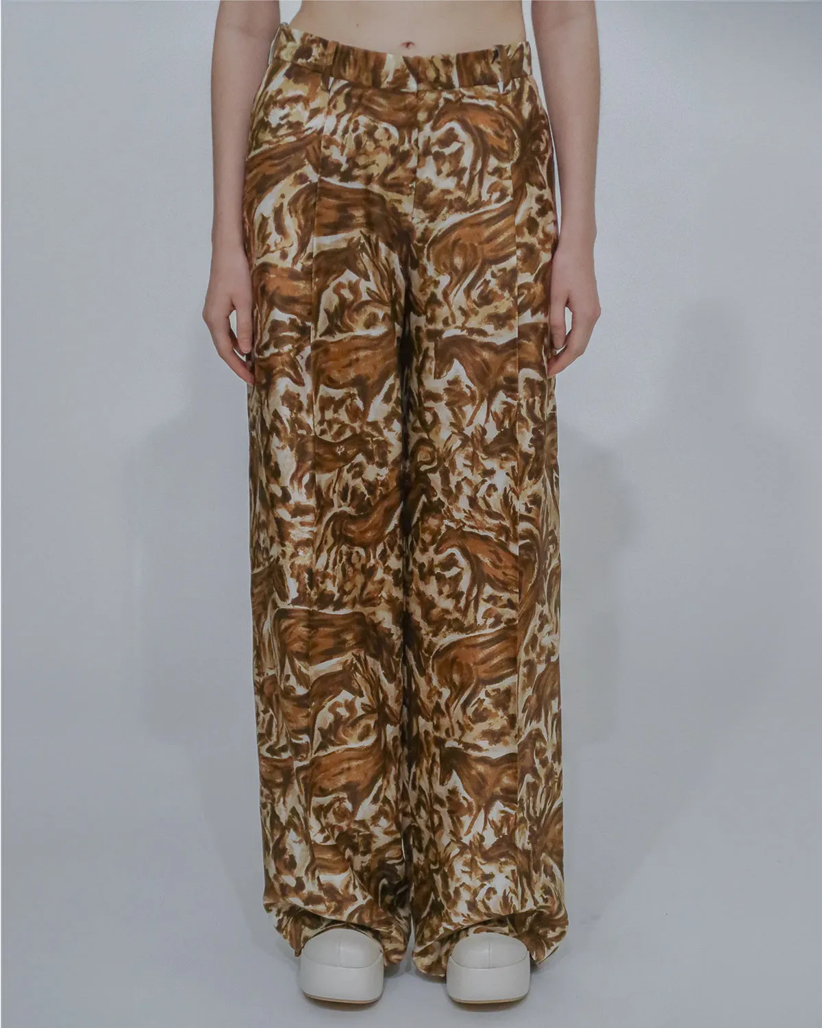 PLEAT FRONT STRAIGHT PANT sold by Rosetta Getty product image thumbnail 5