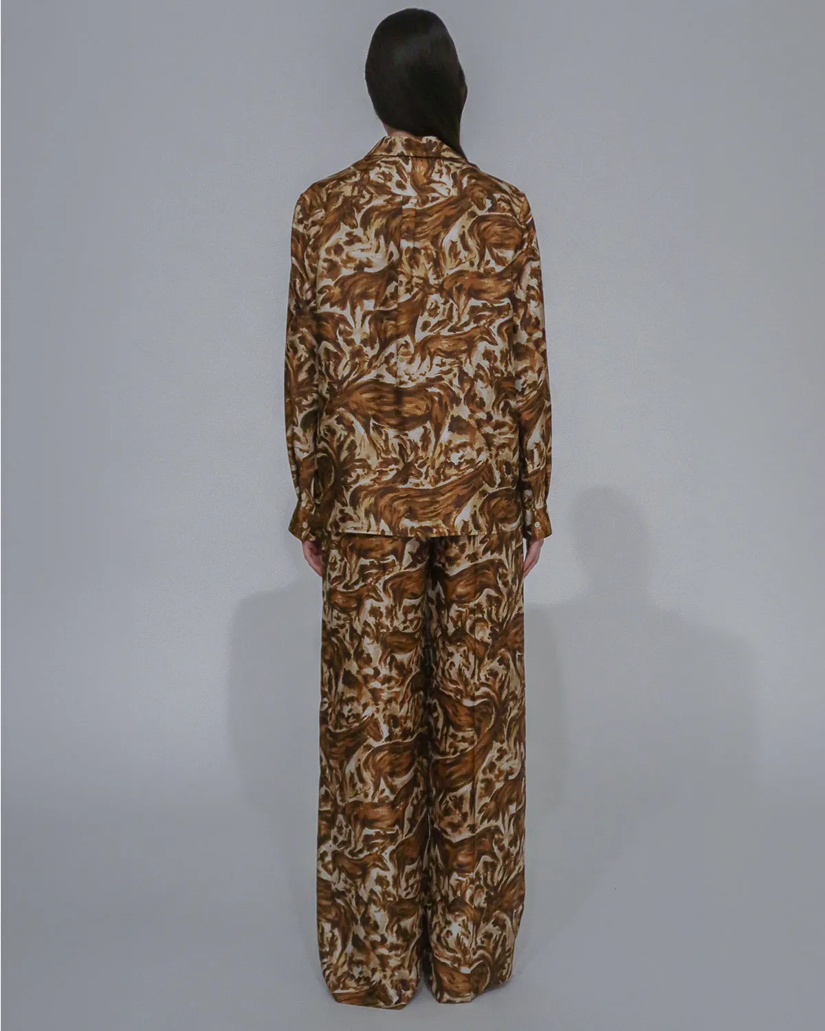 PLEAT FRONT STRAIGHT PANT sold by Rosetta Getty product image thumbnail 2