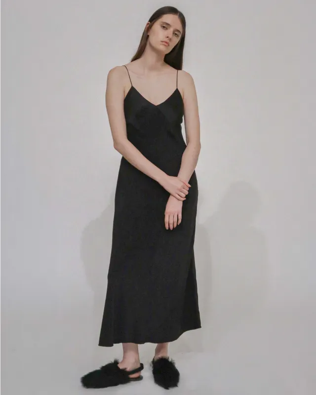 PANELED BIAS SLIP DRESS made by Rosetta Getty