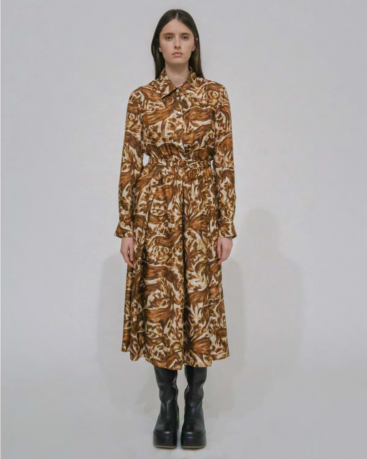 PLEATED SHIRTDRESS sold by Rosetta Getty product image thumbnail 2