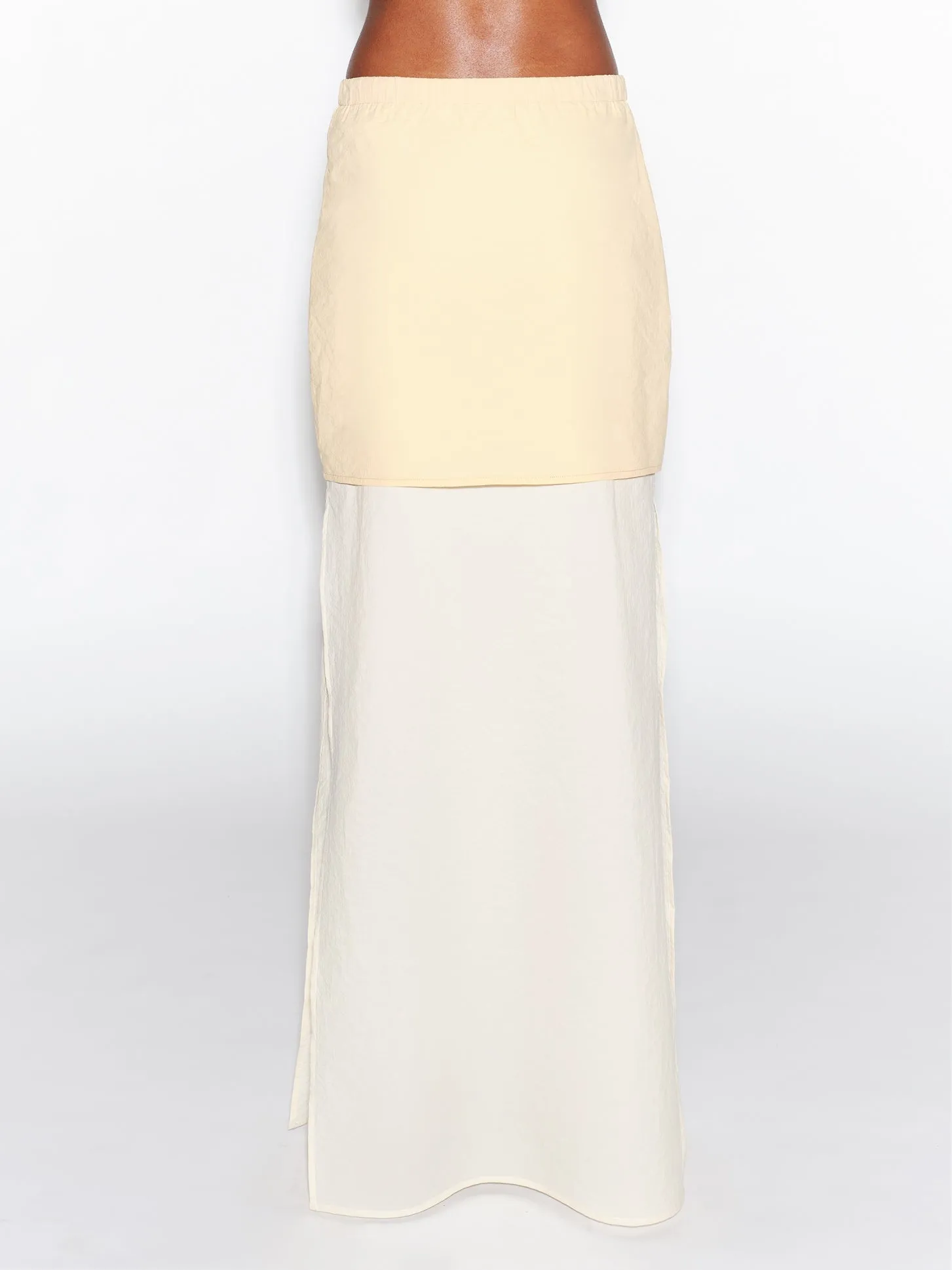 DOUBLE LAYER SPLIT SKIRT sold by Rosetta Getty product image thumbnail 4