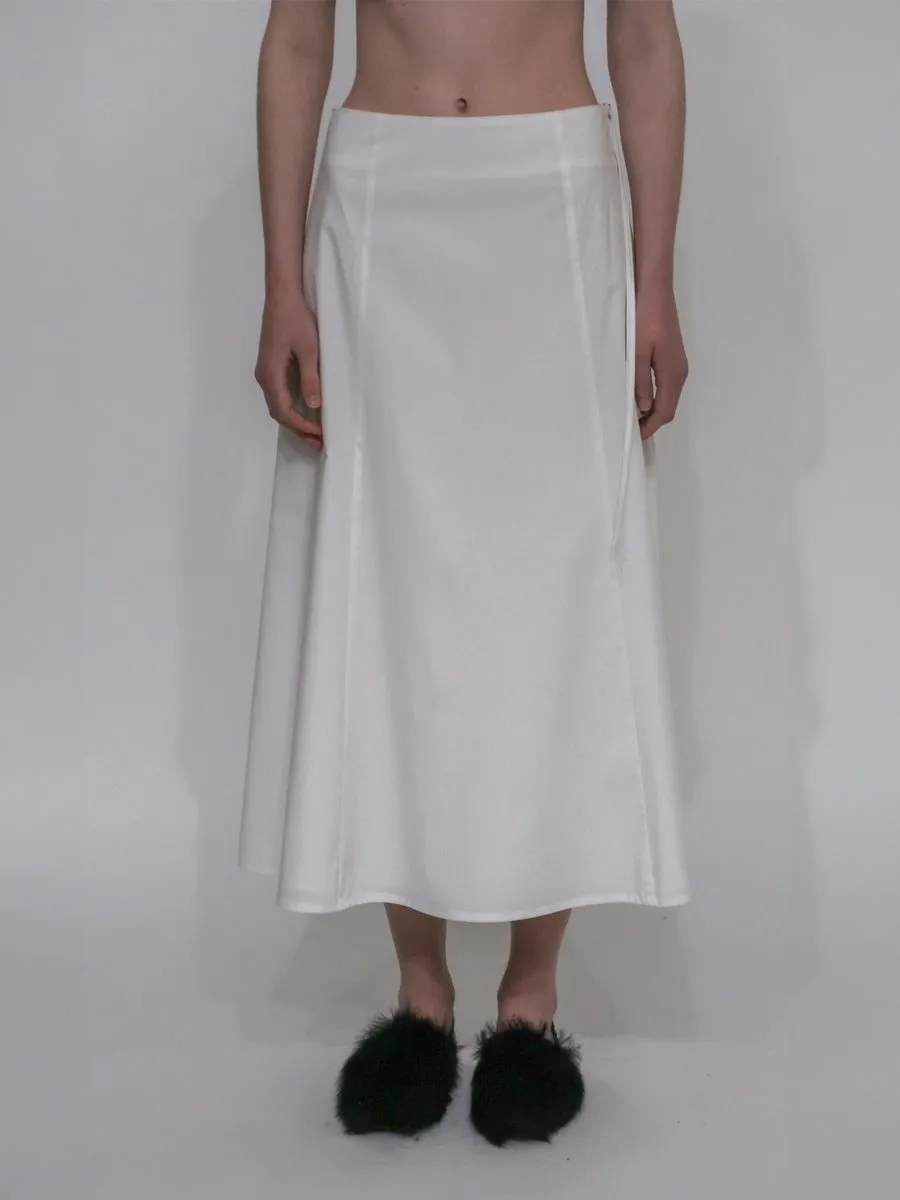 A-LINE ZIPPER SKIRT sold by Rosetta Getty product image thumbnail 3