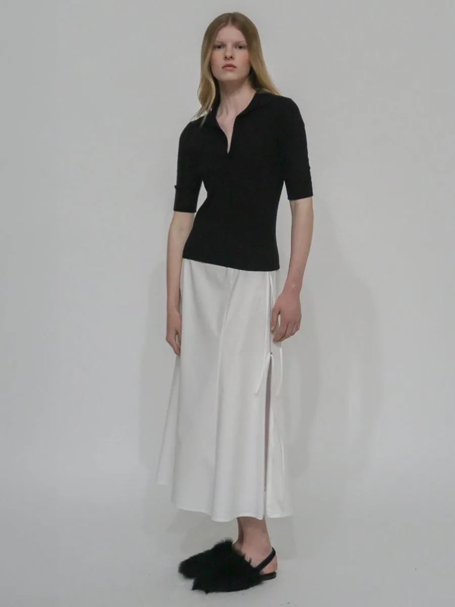 A-LINE ZIPPER SKIRT sold by Rosetta Getty product image thumbnail 2