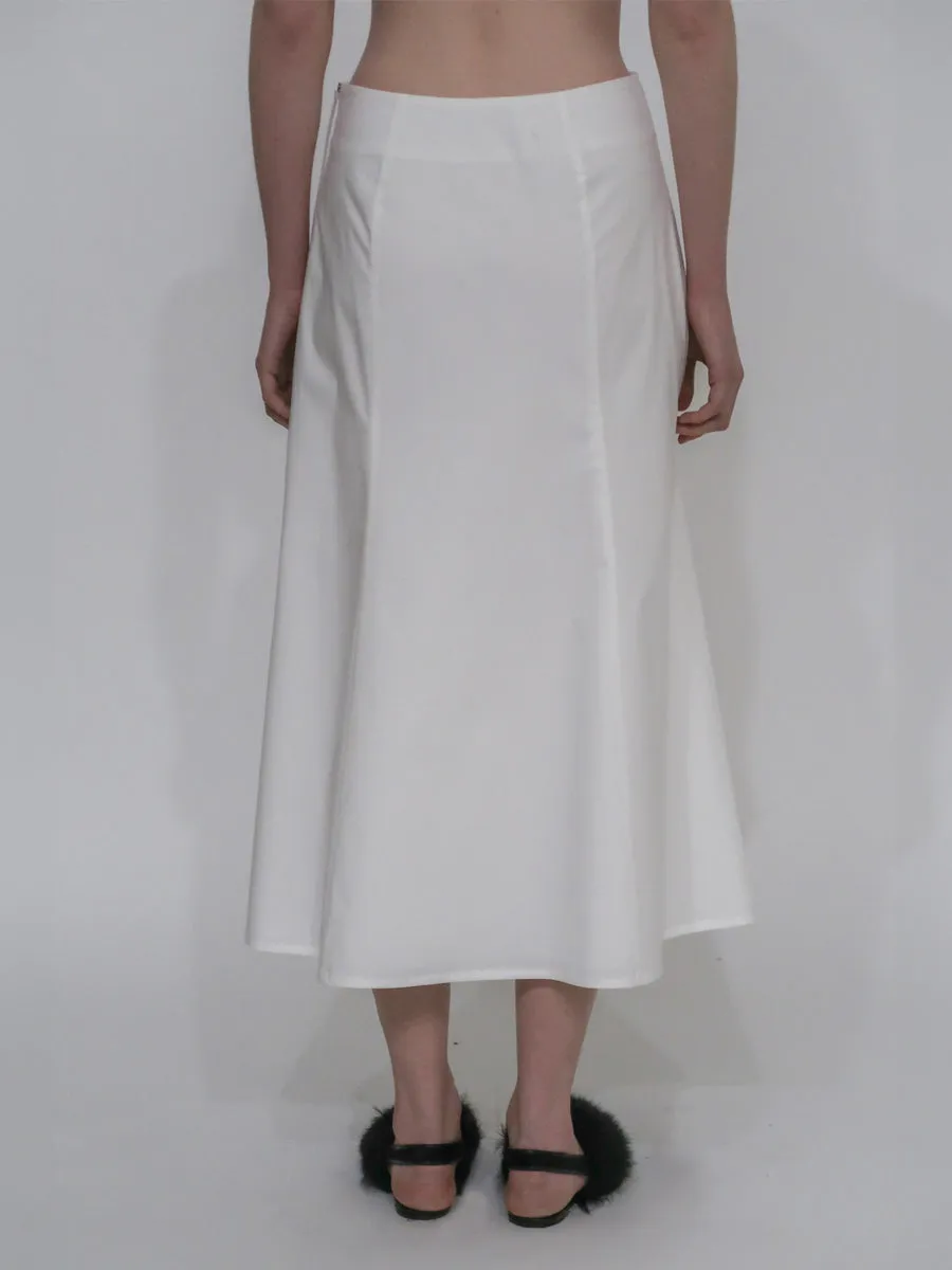 A-LINE ZIPPER SKIRT sold by Rosetta Getty product image thumbnail 4